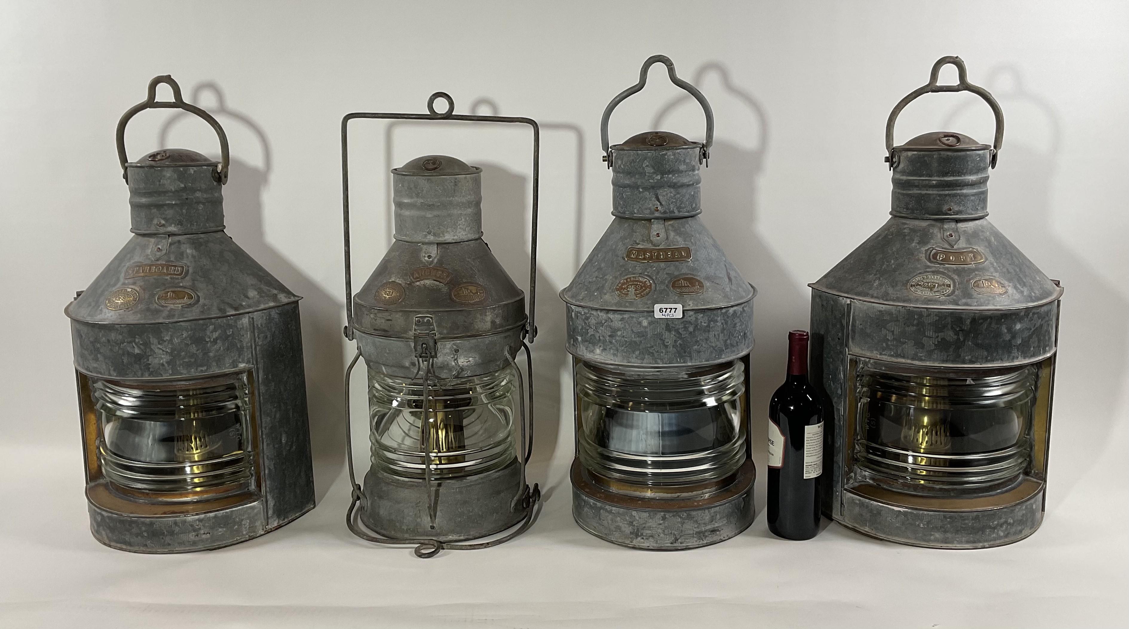 antique ship lanterns