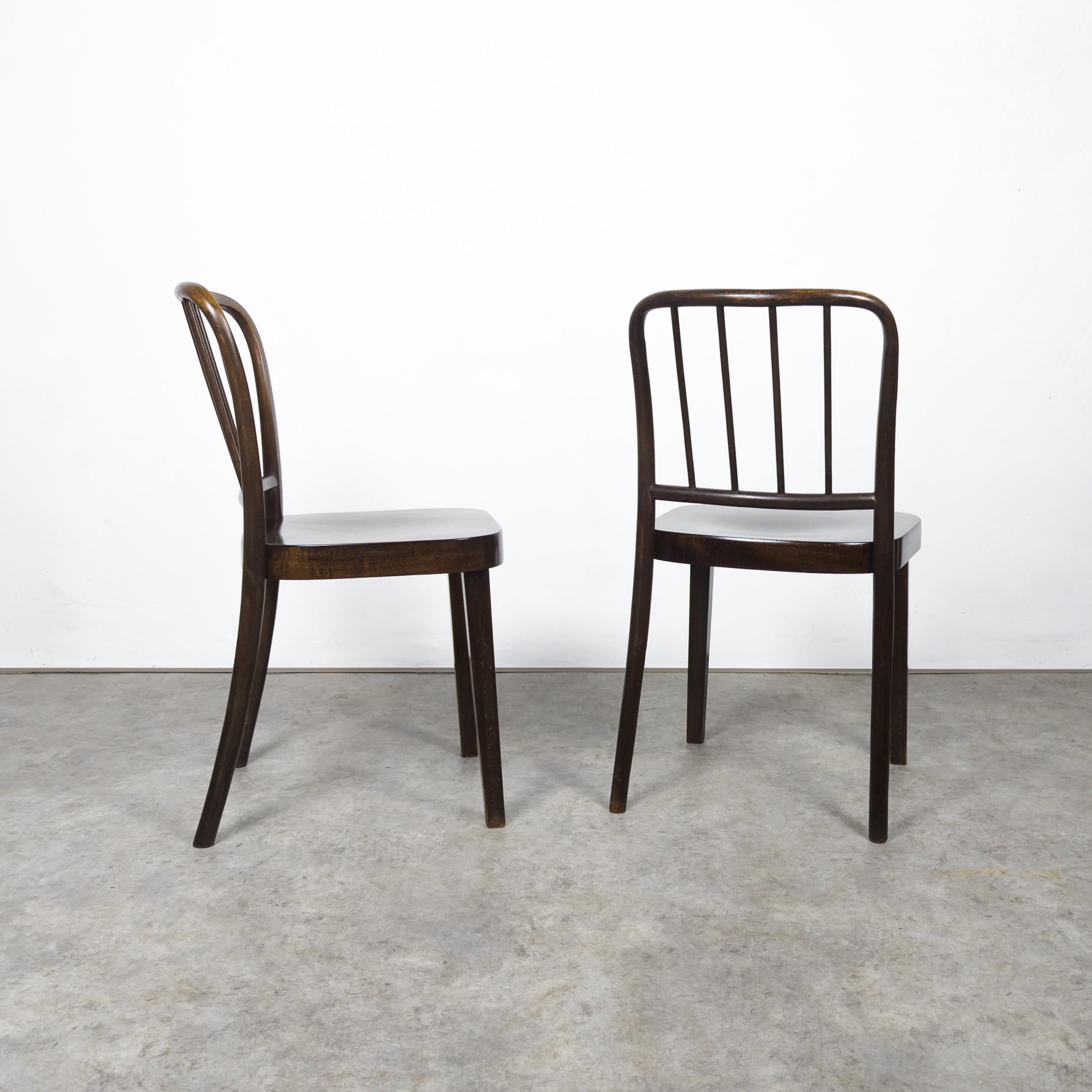 Rare set of four Thonet A 811/4 chairs by Josef Hoffmann For Sale 1