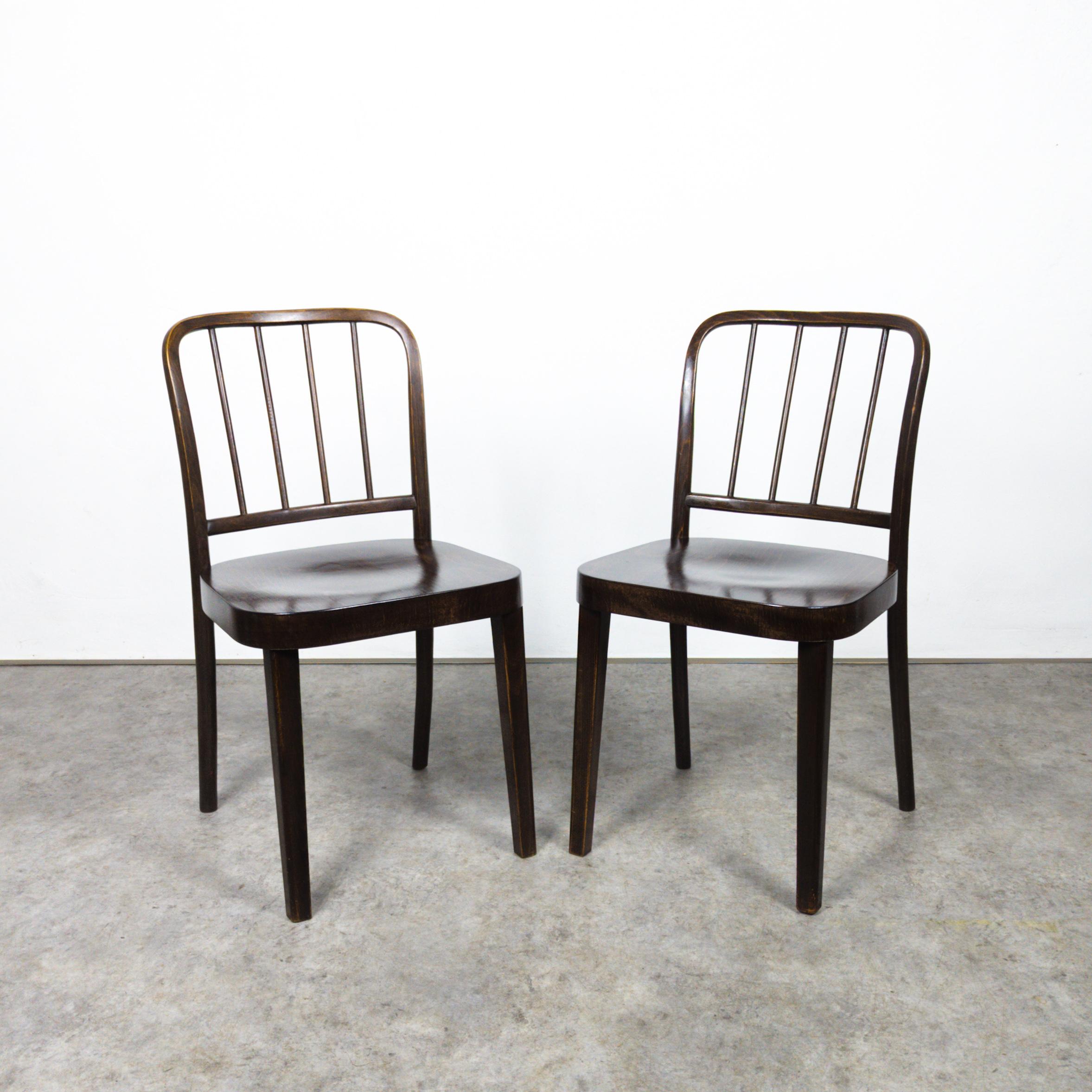 Rare ensemble de quatre chaises Thonet A 811/4 de Josef Hoffmann en vente 2
