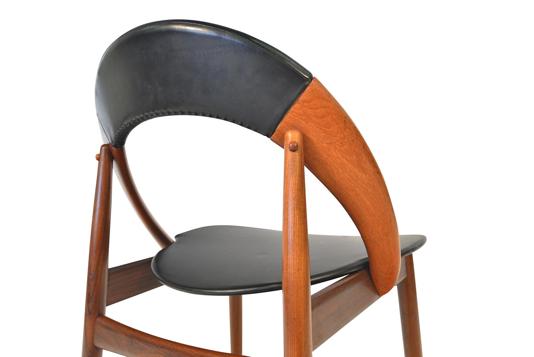 Rare Set of Fourteen Arne Hovmand Olsen Hoop Dining Chairs in Teak 4