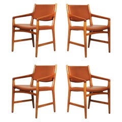 Vintage Rare Set of Hans J. Wegner Armchairs from Magasin du Nord