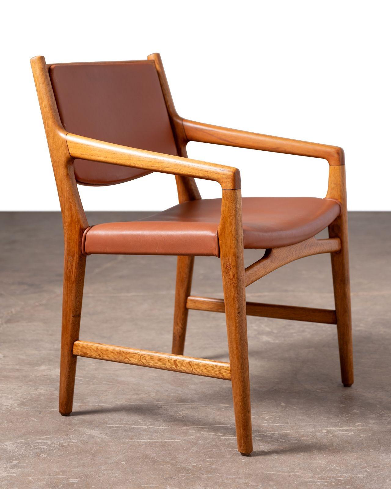 Raro set di poltrone Hans J. Wegner da Magasin du Nord. in vendita 8