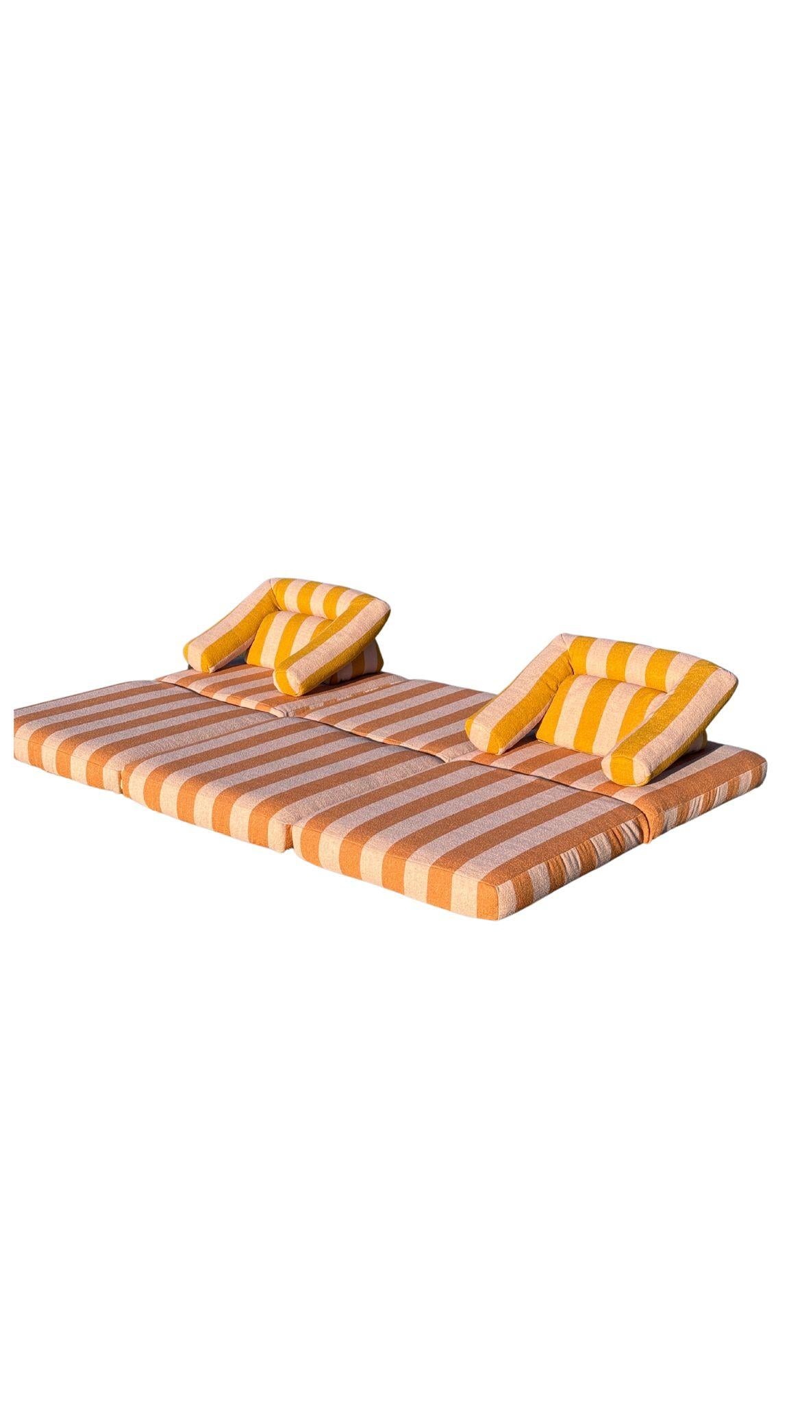Raro conjunto de sofá Ligne Roset 'EGO' de De Pas, D'urbino & Lomazzi Tela en venta