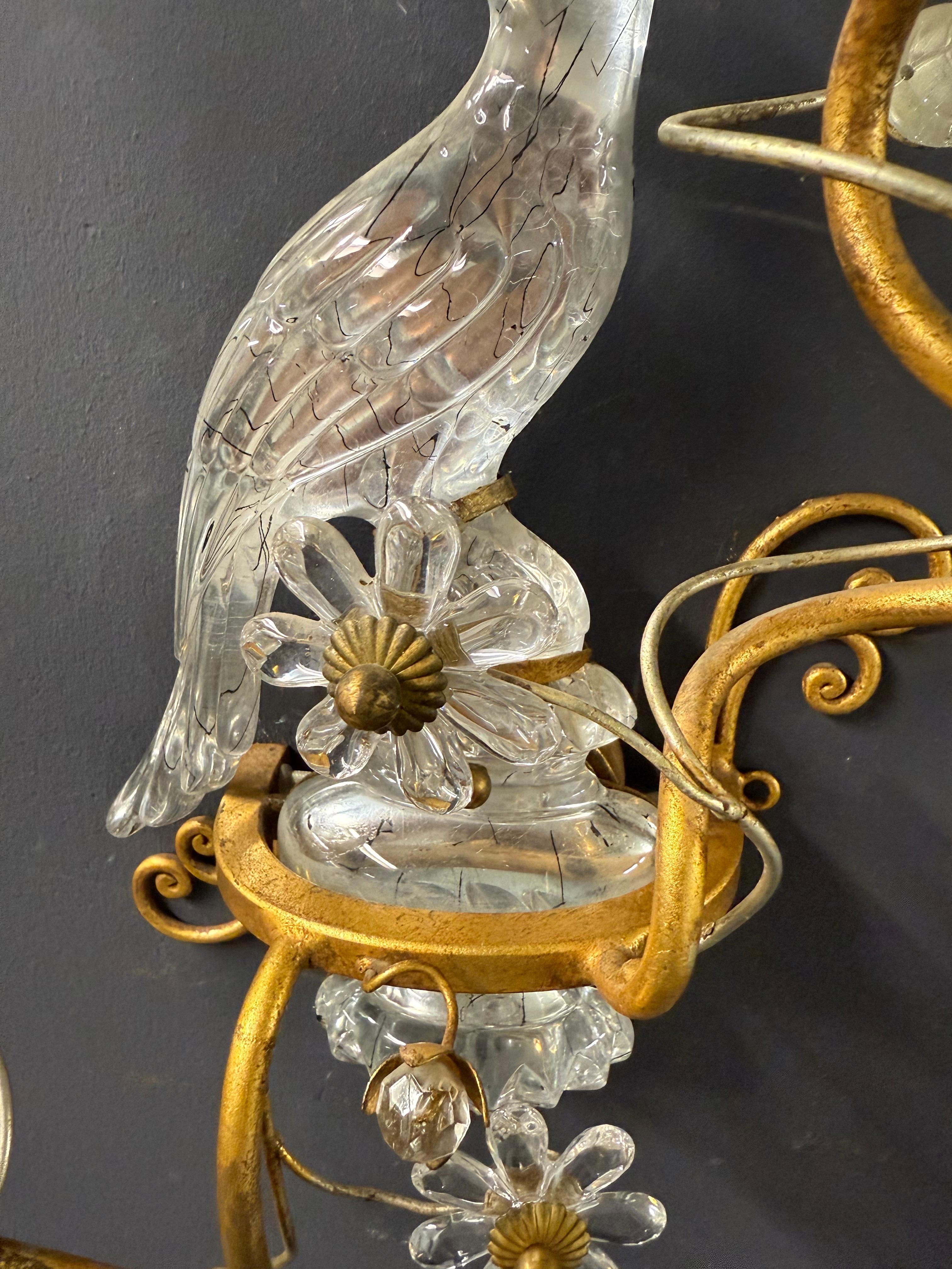raro set di appliques a pappagallo della Maison Bagues in vendita 1