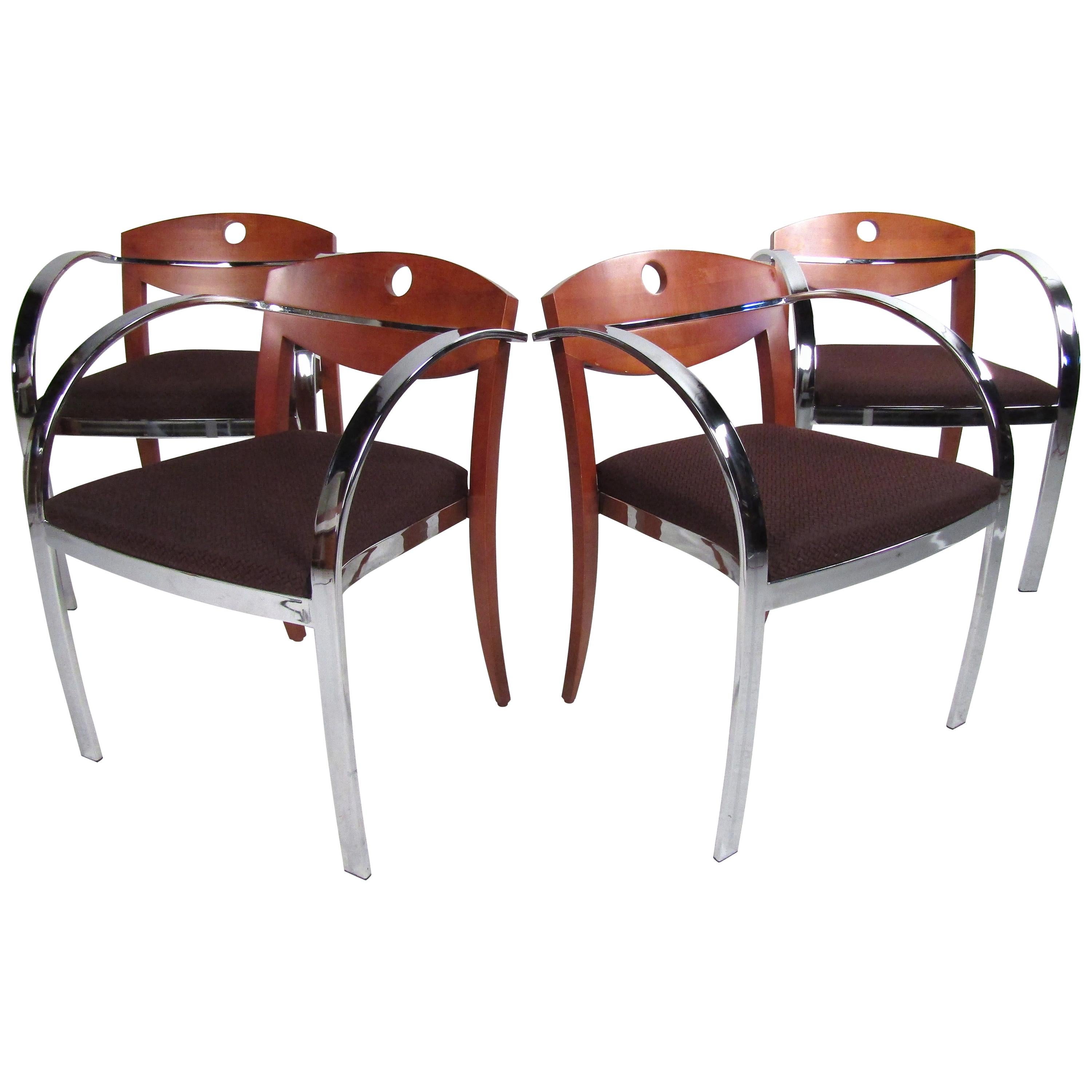 Rare Set of Midcentury Paoli Dining Chairs