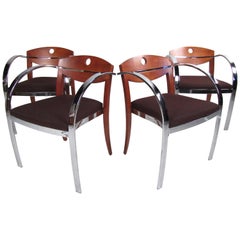 Retro Rare Set of Midcentury Paoli Dining Chairs