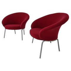 Rare Set of Model F570 Lounge Chairs by Pierre Paulin for Artifort, 1963's