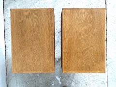 Rare set of original well preserved Poul Volther oak nightstands from the 1960´s