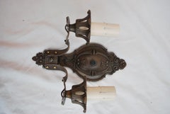 Rare Set of Six 1920s Iron Sconces  ( four are sold )