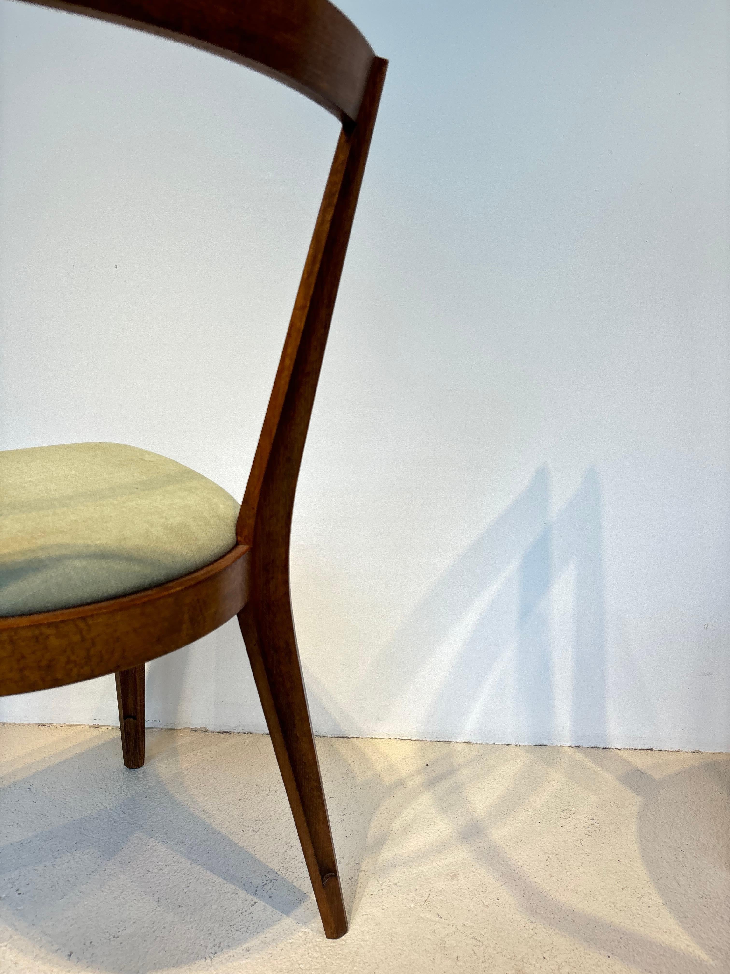 Milieu du XXe siècle Rare ensemble de six chaises de Gio Ponti modèle 504 circa 1943 en vente
