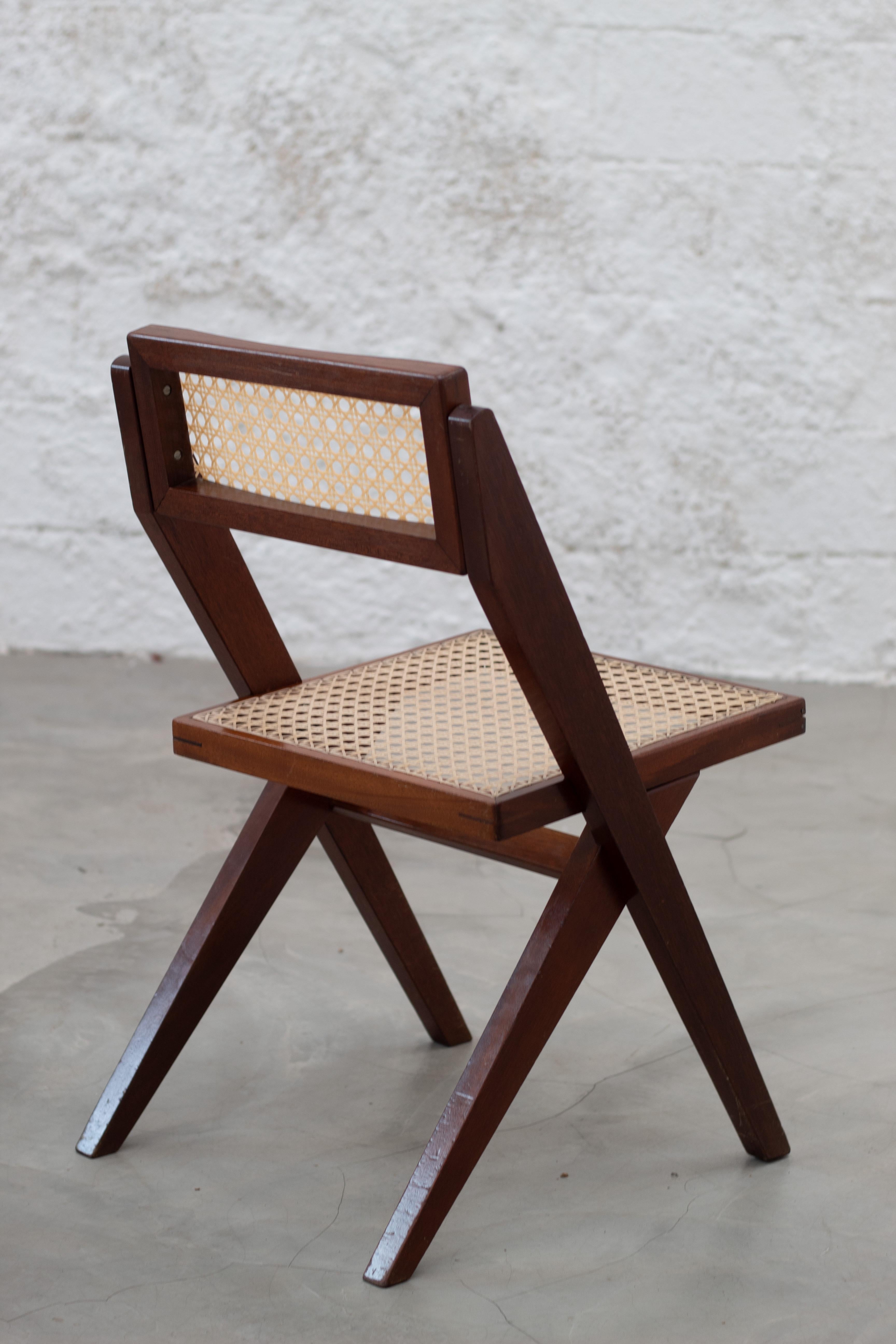 Rare Set of Six Móveis Cimo Library-Style Chairs, Brazil, 1970s For Sale 3