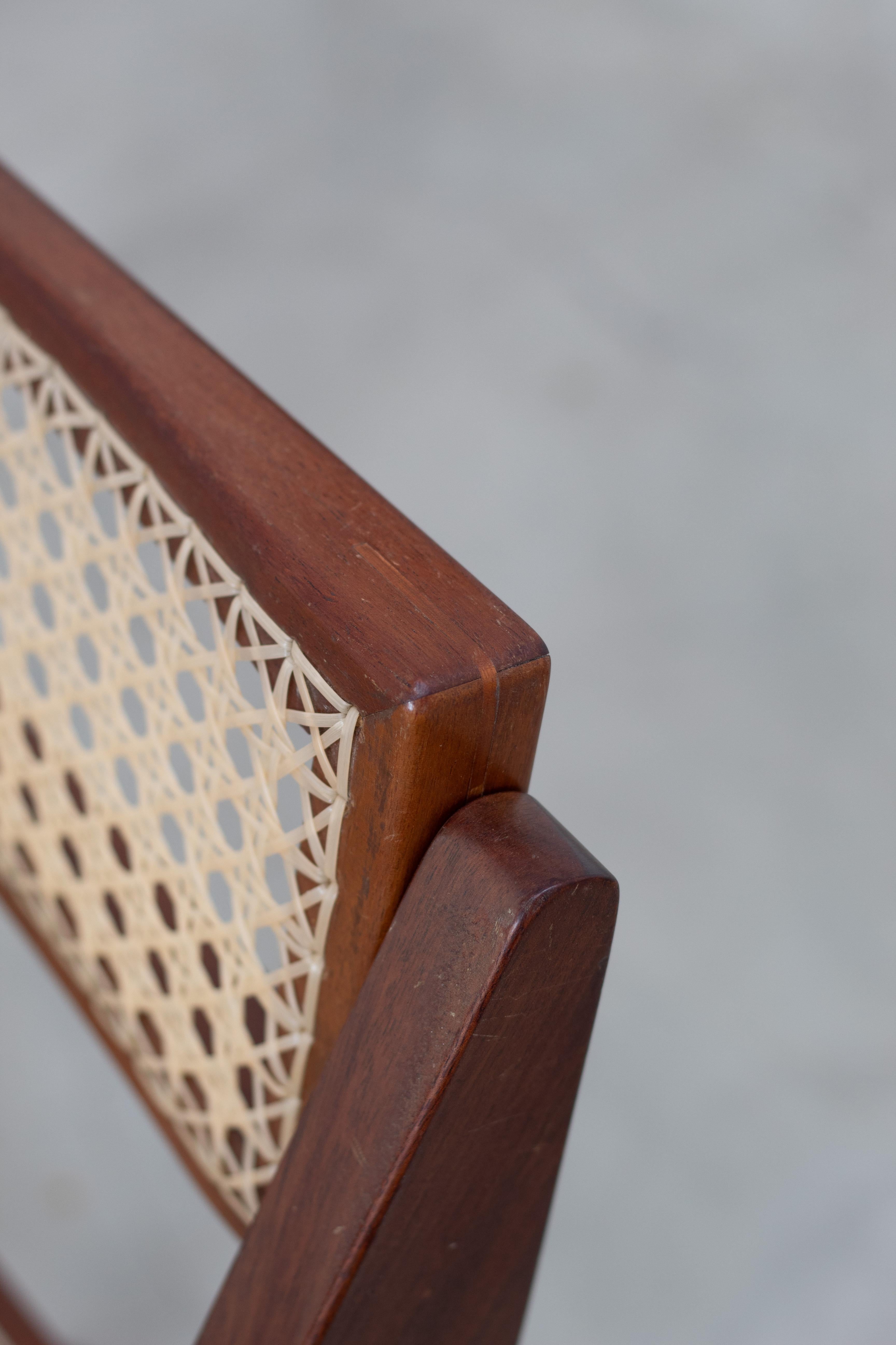 Rare Set of Six Móveis Cimo Library-Style Chairs, Brazil, 1970s For Sale 4