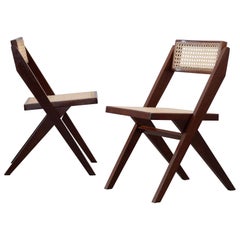 Antique Rare Set of Six Móveis Cimo Library-Style Chairs, Brazil, 1970s