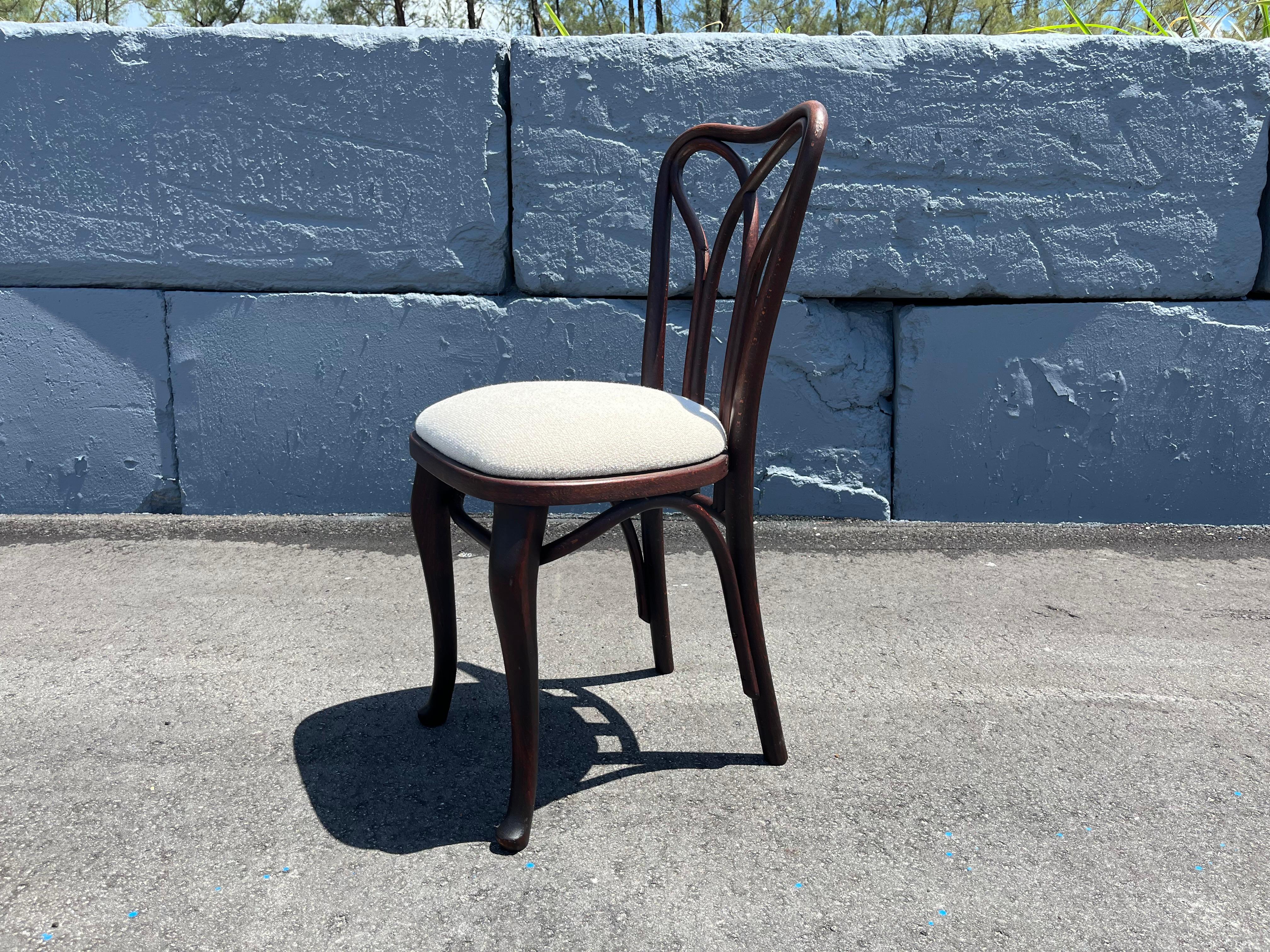 Rare Set of Six Thonet Dining Chairs For Sale 9