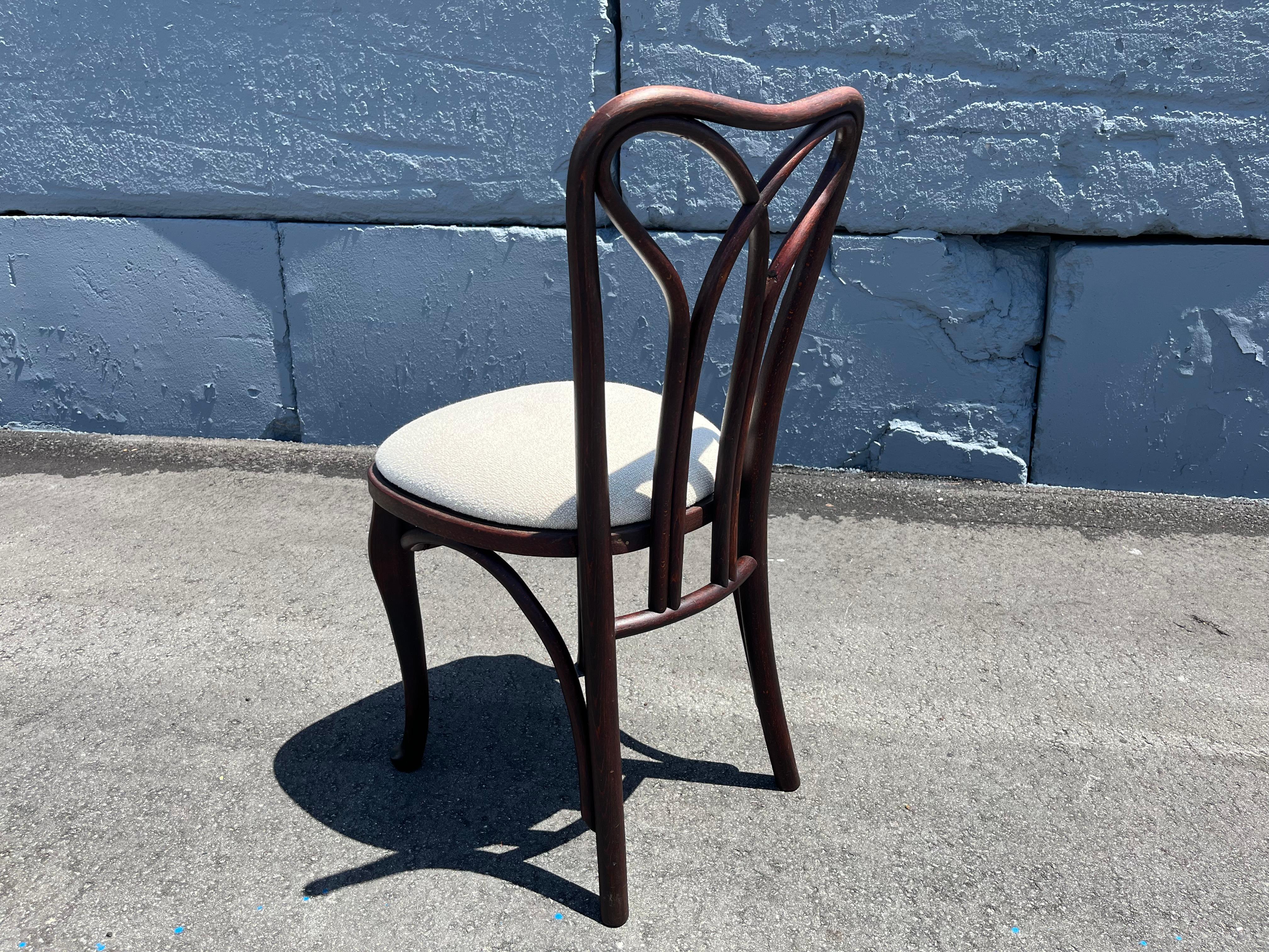 Rare Set of Six Thonet Dining Chairs For Sale 11