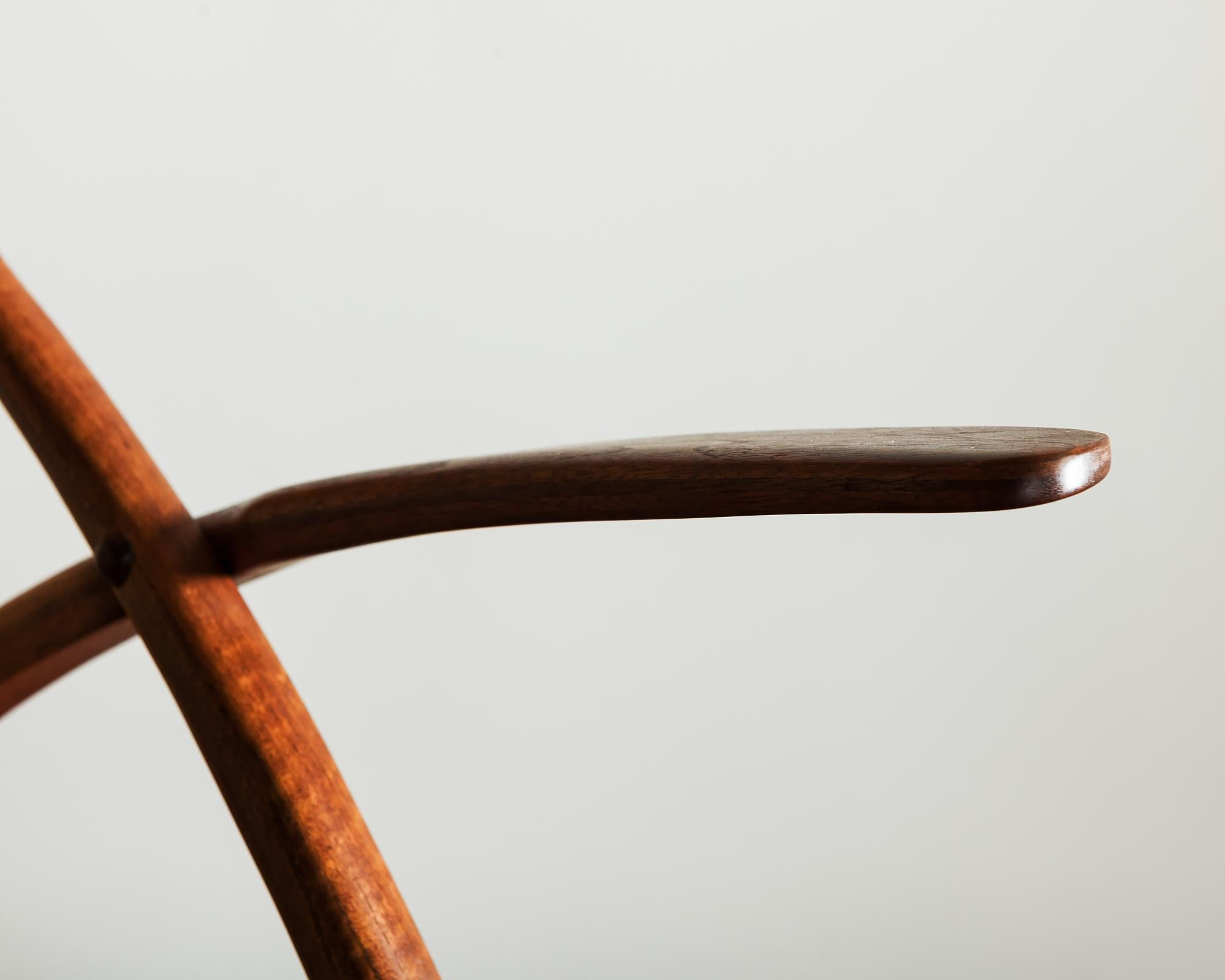 Raro set di sei sedie Wishbone di Arthur Espenet Carpenter, anni '70 in vendita 8