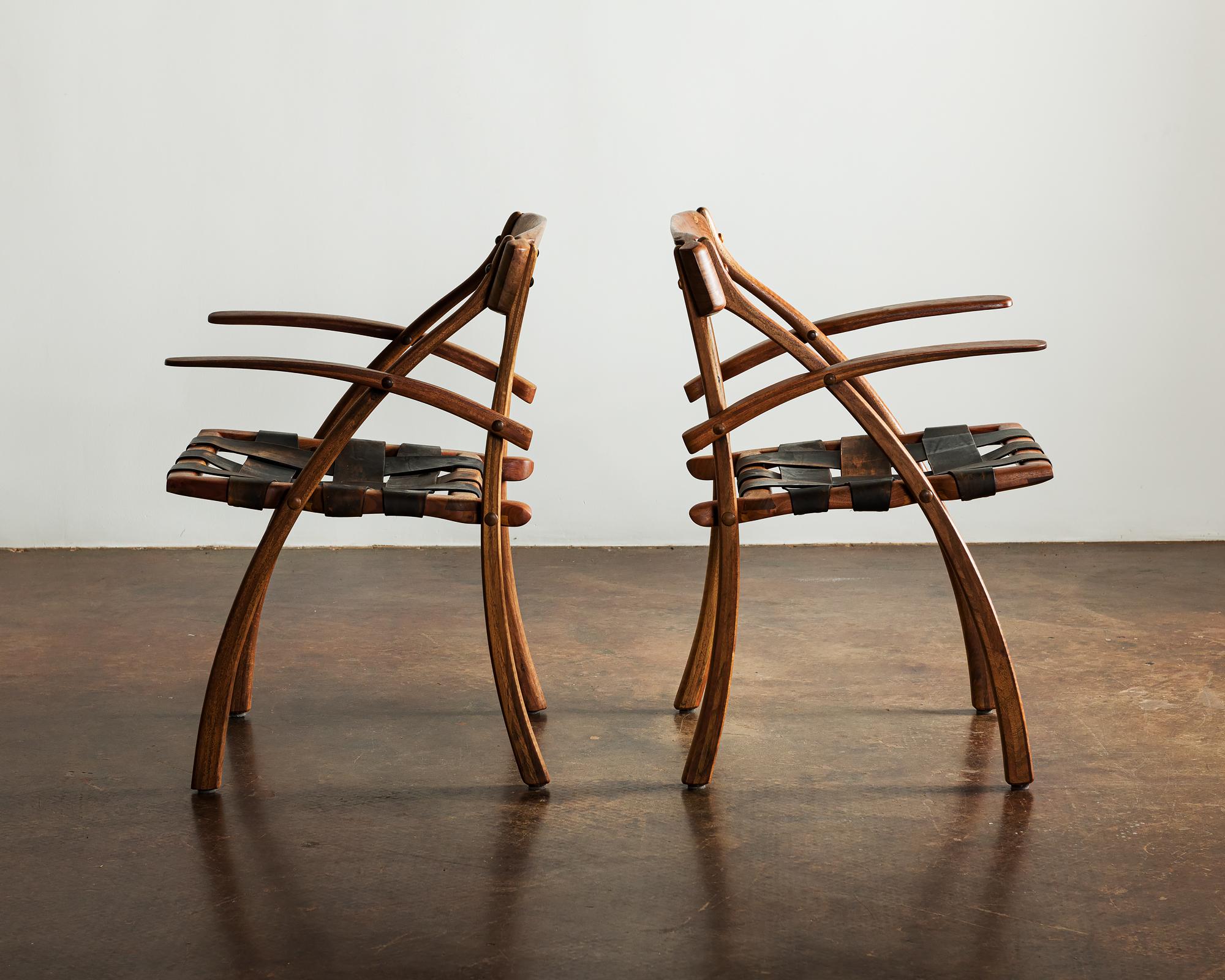 Americano Raro set di sei sedie Wishbone di Arthur Espenet Carpenter, anni '70 in vendita