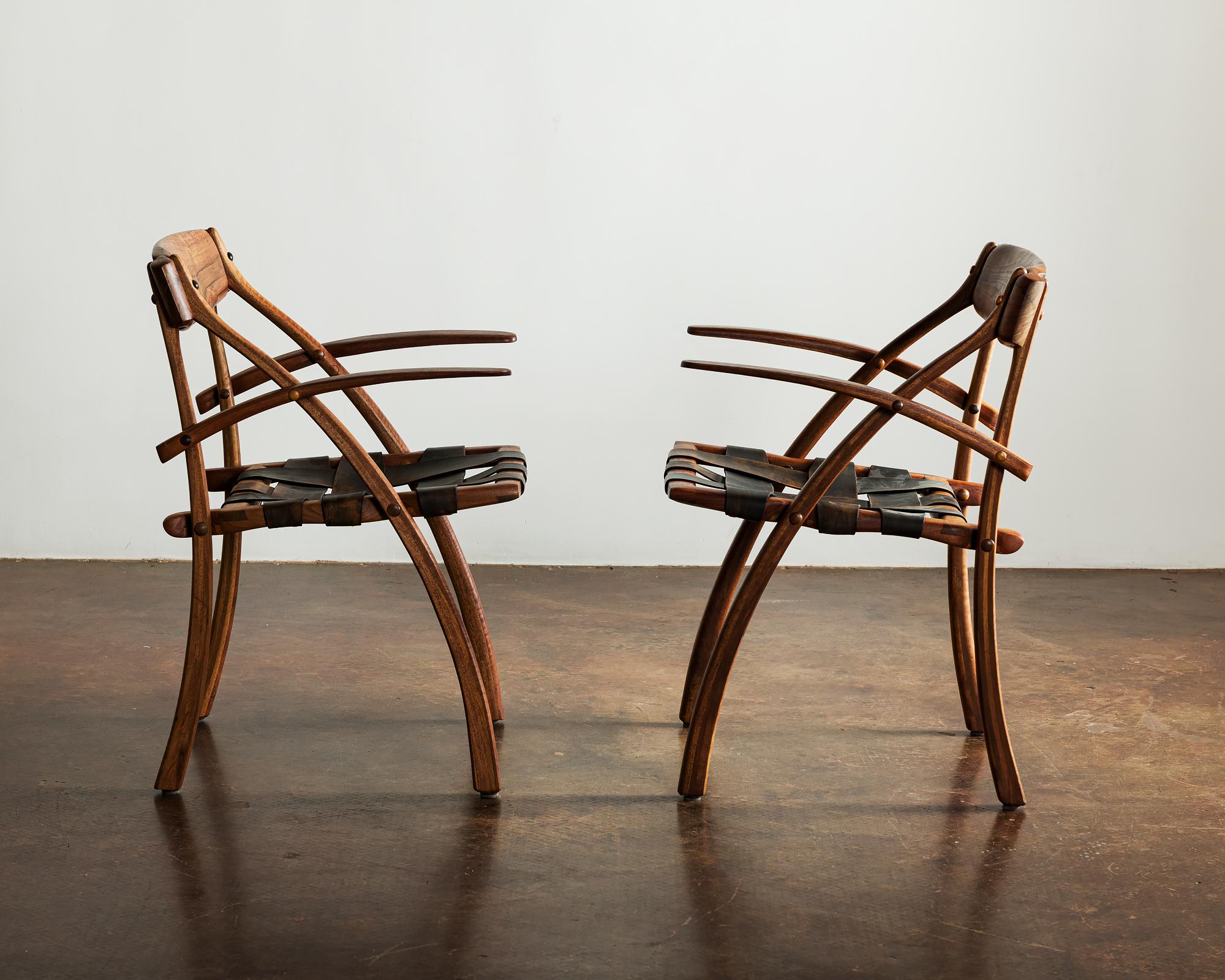Fine XX secolo Raro set di sei sedie Wishbone di Arthur Espenet Carpenter, anni '70 in vendita