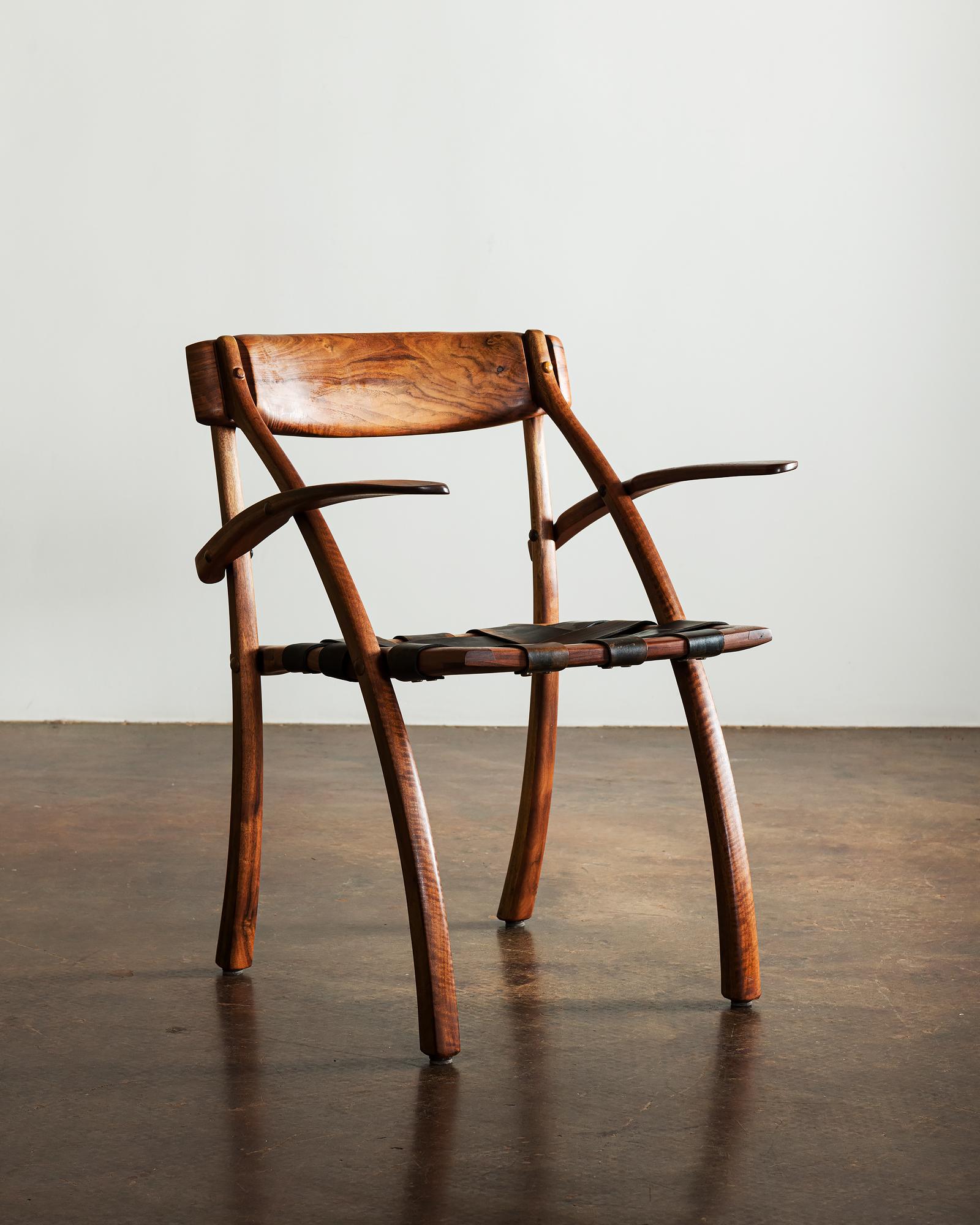 Pelle Raro set di sei sedie Wishbone di Arthur Espenet Carpenter, anni '70 in vendita