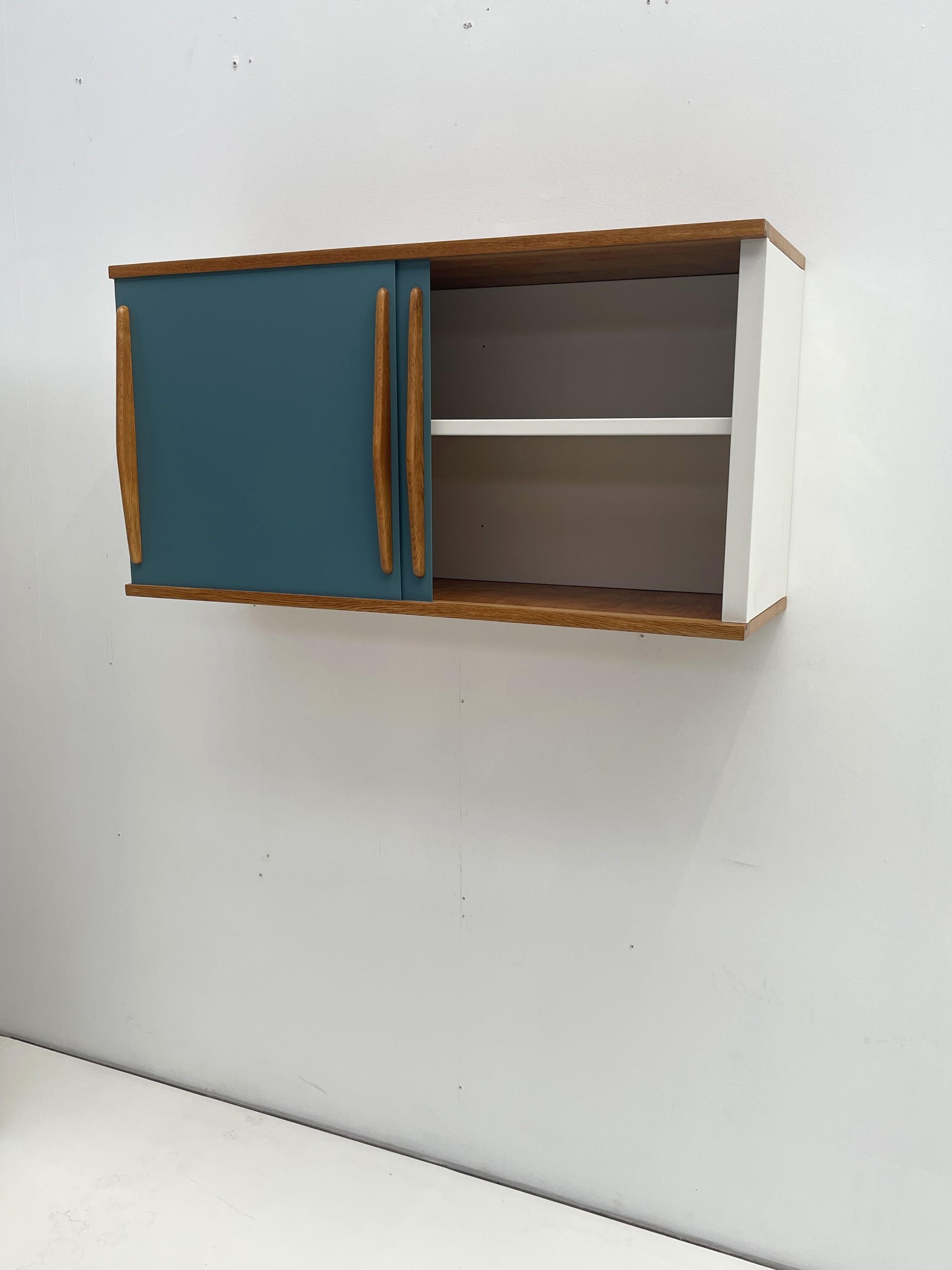 Rare set of storage cabinet from late 1950's by Willy Van der Meeren for Tubax For Sale 1
