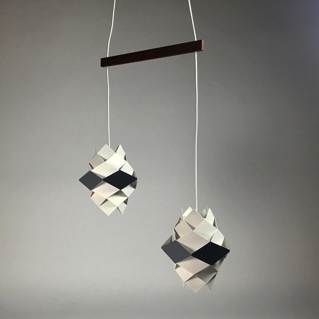 Rare Set of Symphonie Sconces or Ceiling Lights by Preben Dal, Denmark 1960s In Good Condition In Haderslev, DK