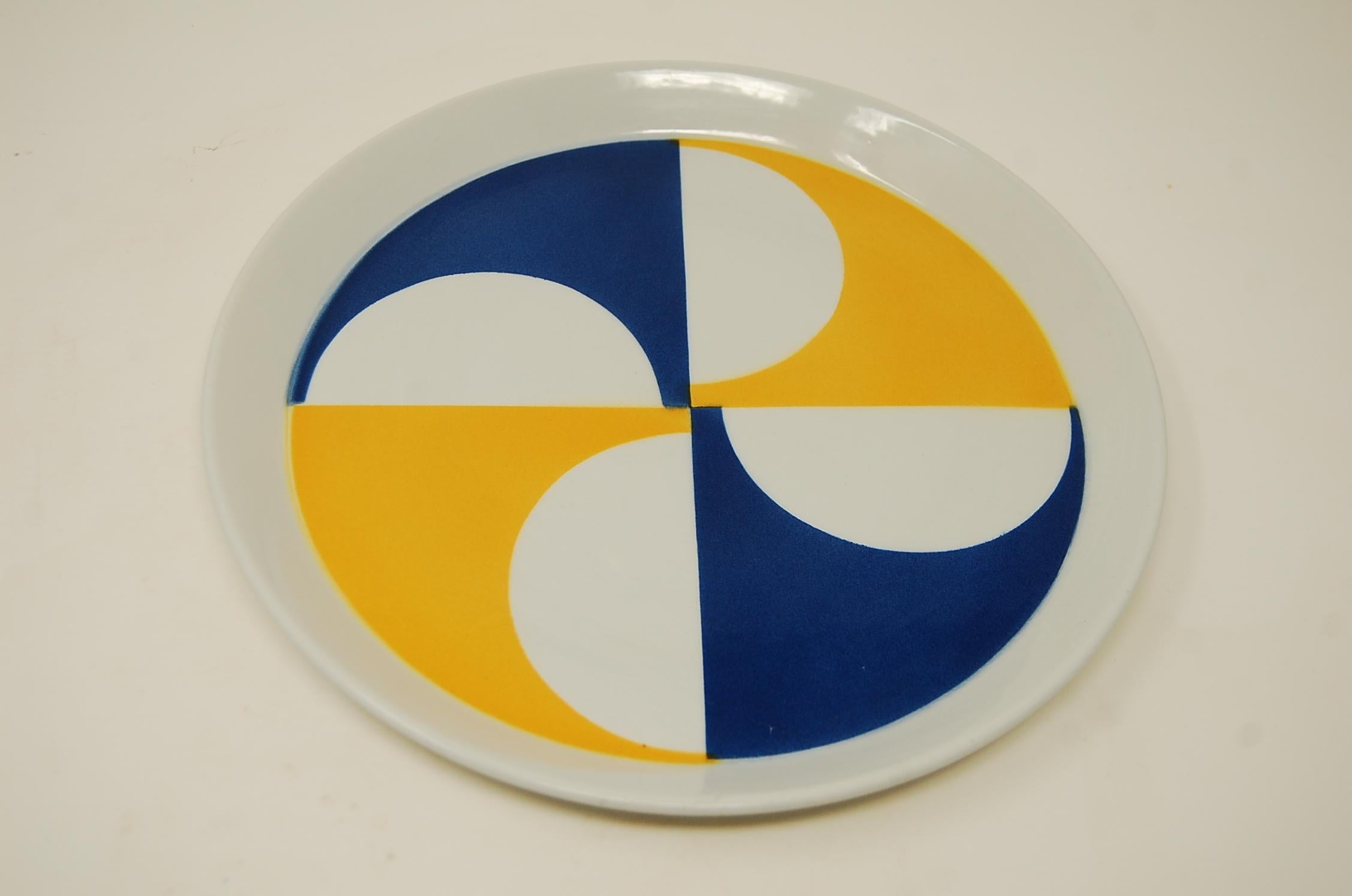 Rare set of ten plates designed by Gio Ponti as part of the 