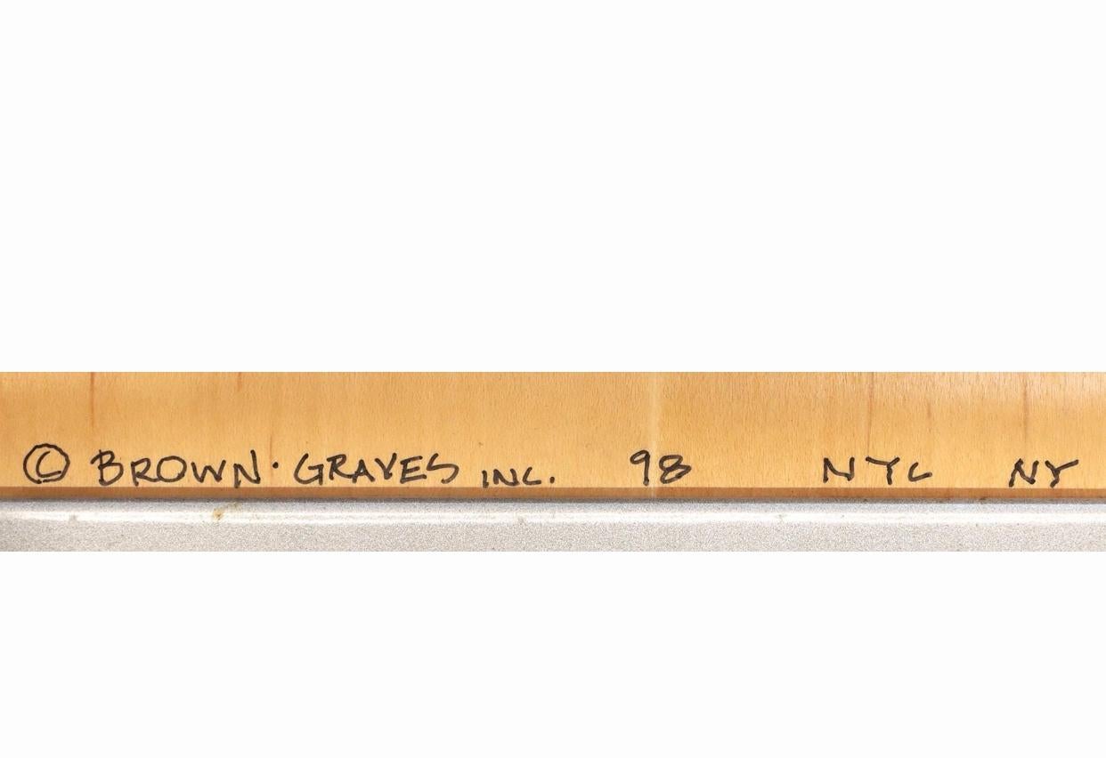 Raro set di tre sgabelli in legno e acciaio curvato Michael Graves in vendita 2