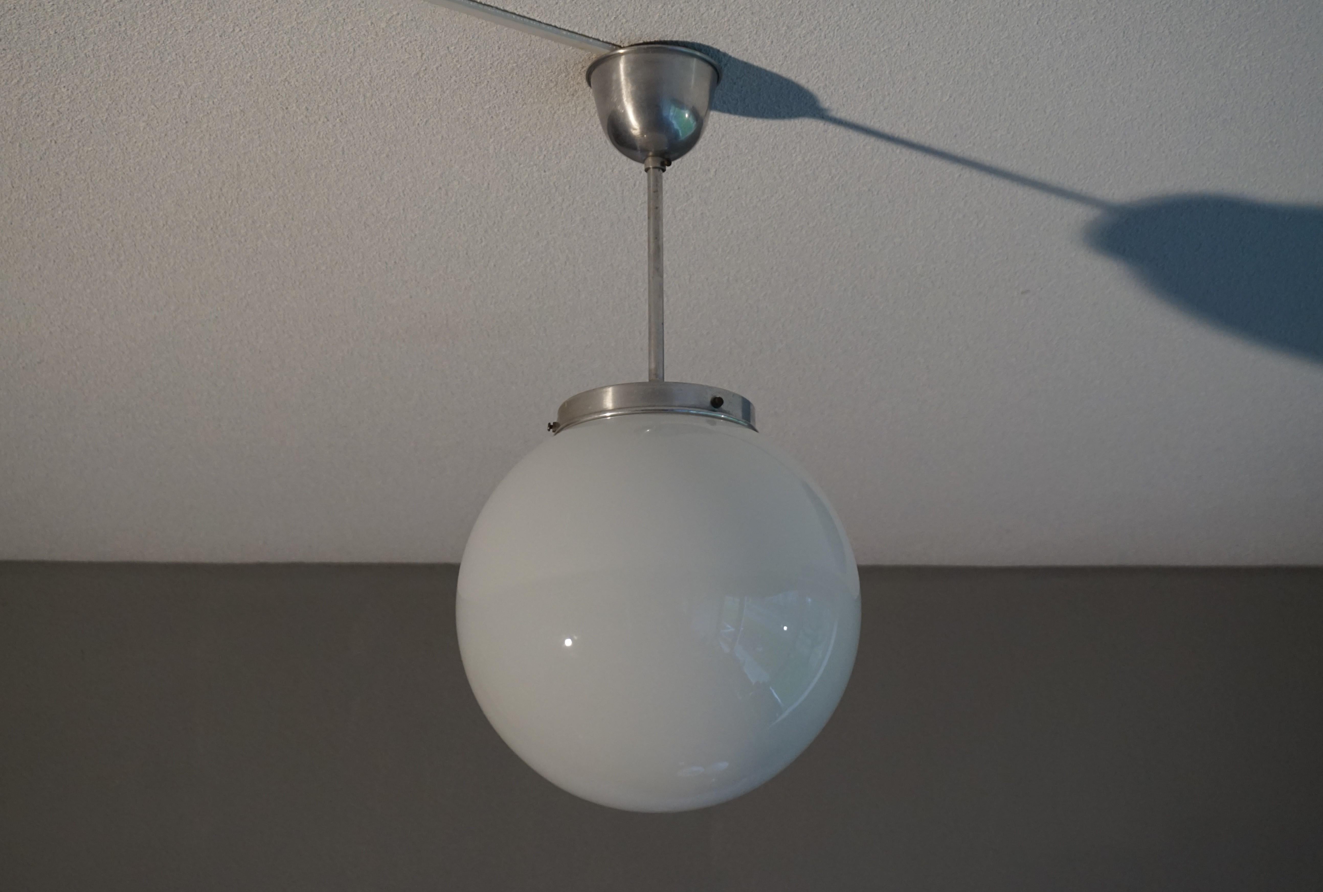 modern chrome pendant light