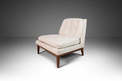Set of Two (2) Triangular Back Armless Slipper Chairs by Selig, USA, c. 1962