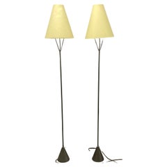 rare set of two carl auböck vice versa " umkehrlampe"