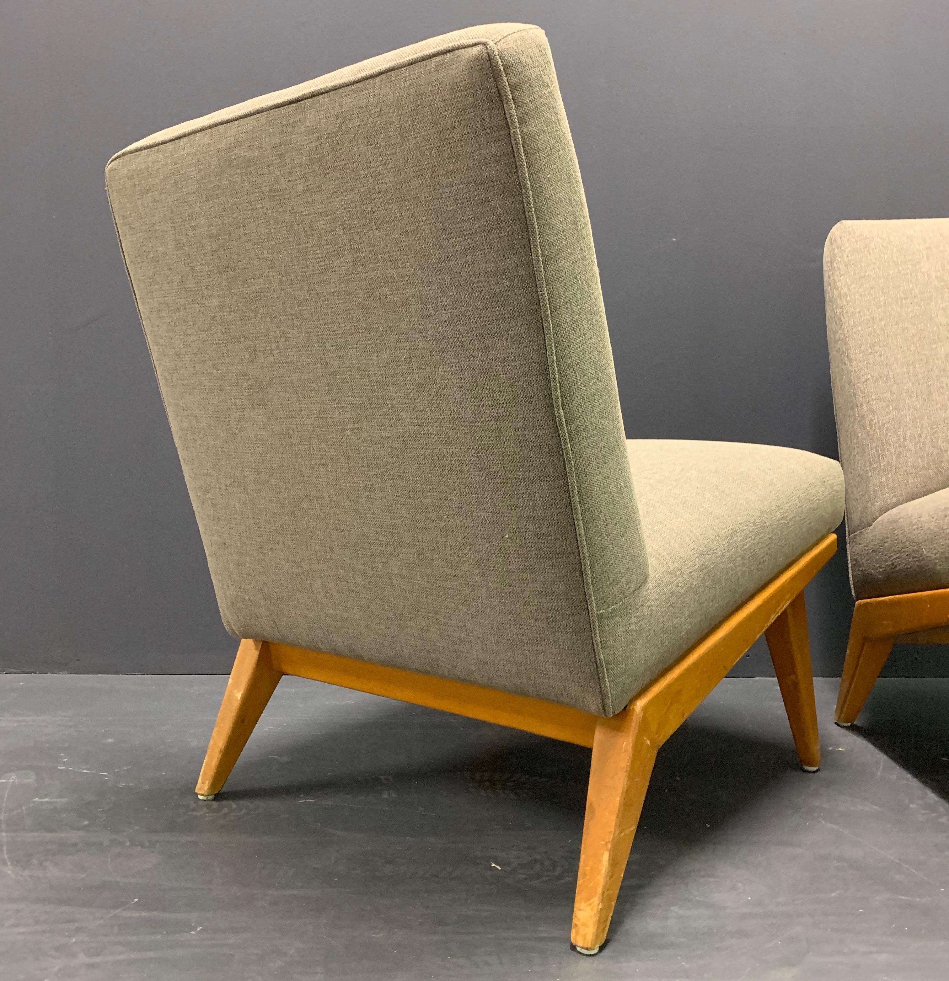 Rare Set of Two No.21 Lounge Chairs by Jens Risom for Knoll 2
