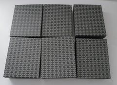 Rare Set Six Oyster / Seafood Dishes by Lino Sabattini c.1970