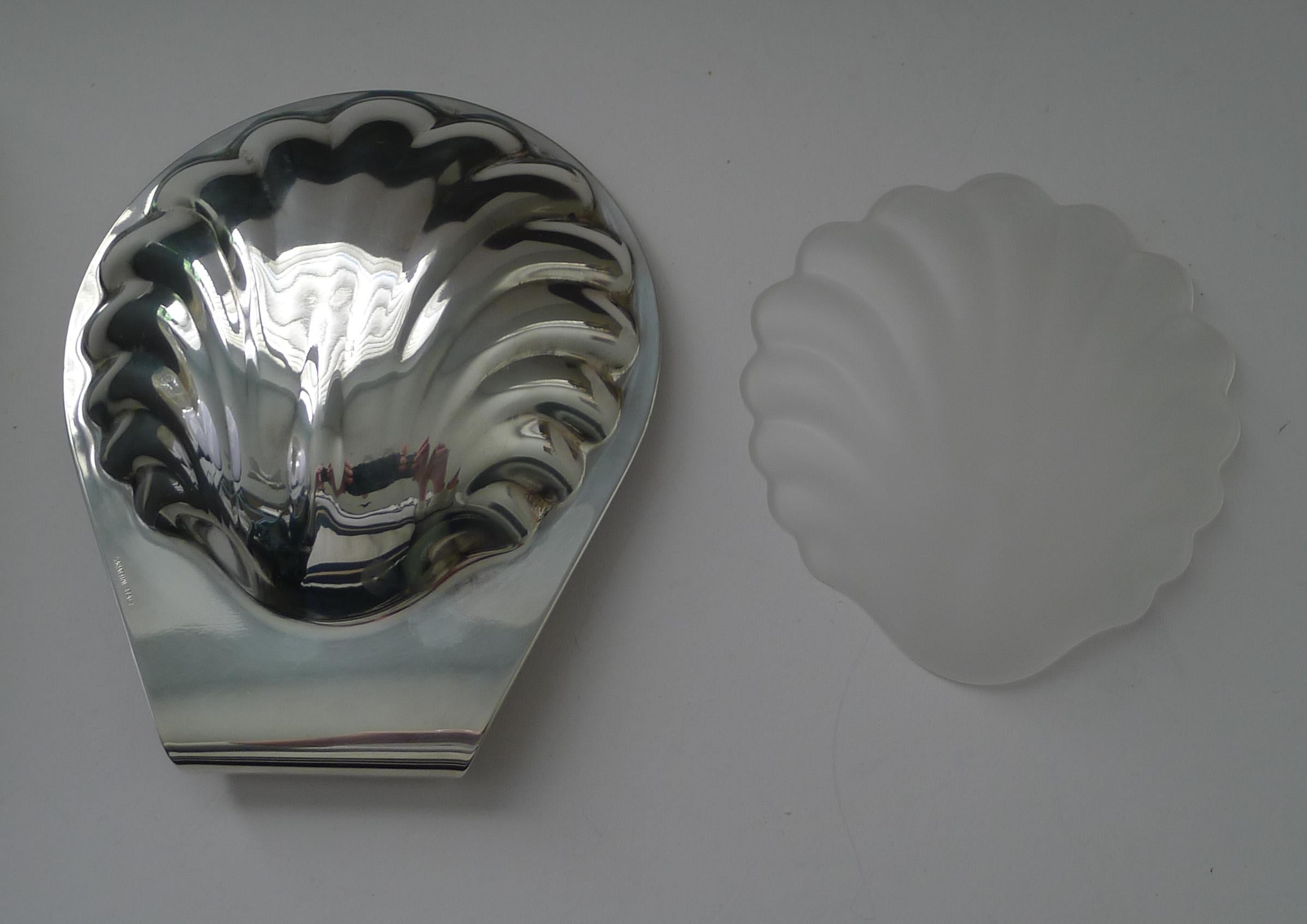 Raro juego de seis platos de ostras y marisco de Lino Sabattini c.1970 en venta 1