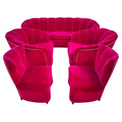 Seltenes Sofa und vier Sessel, entworfen Gio Ponti für Casa e Giardino, 1940