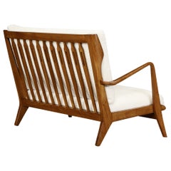Seltenes Sofa von Gio Ponti für Cassina, neu lackiert und neu gepolstert, Italien 1950er Jahre
