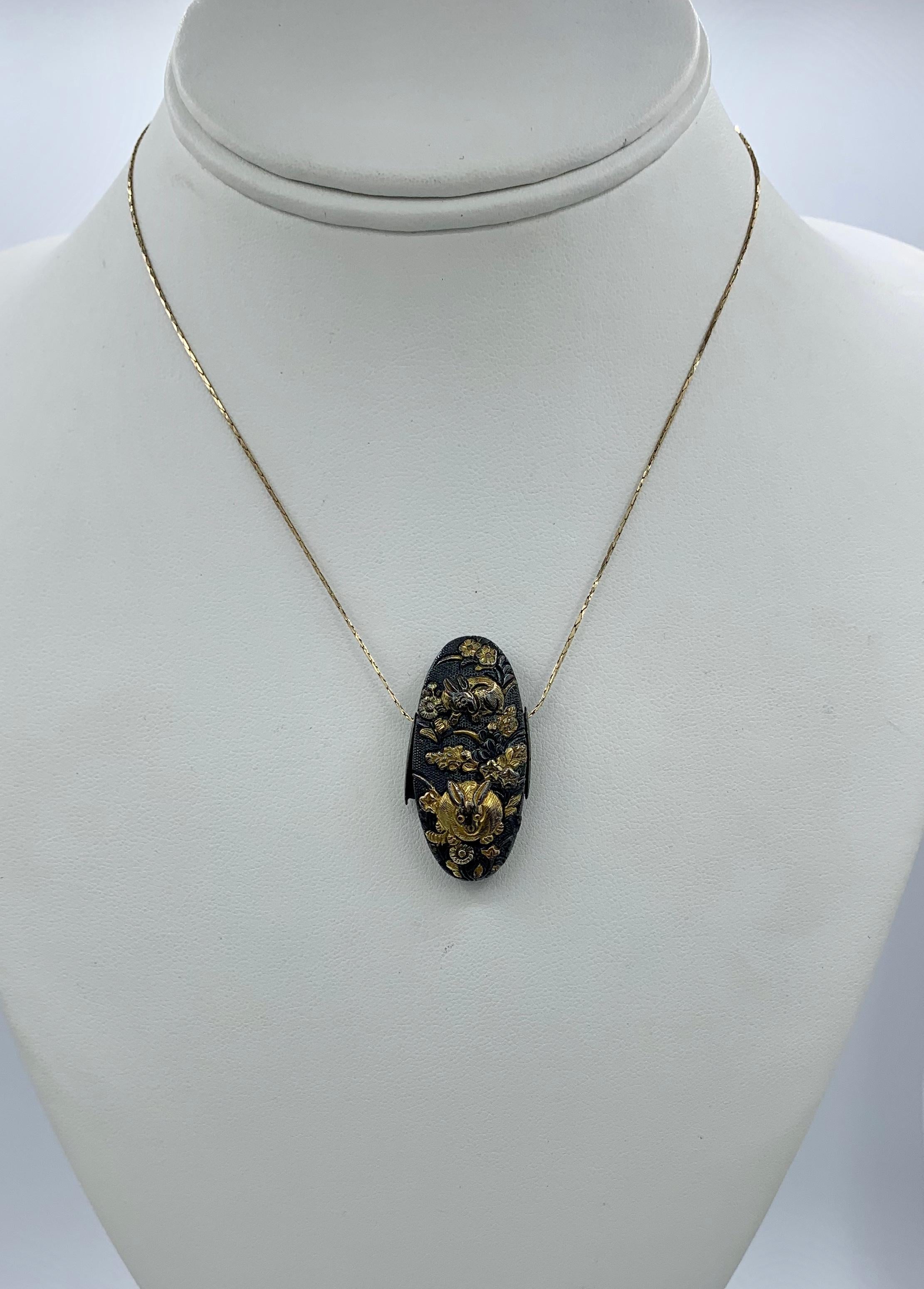 fossil rabbit necklace