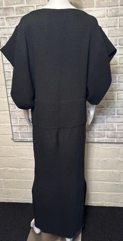 raro Shamask Original Vestido Kaftan Negro talla S De punto Con mangas de capa de murciélago