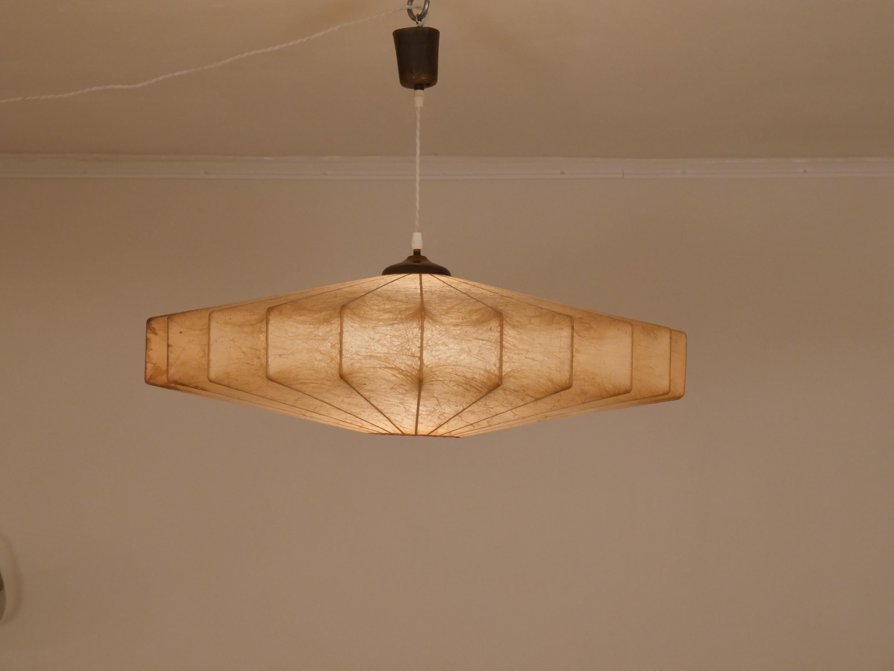 Spun Rare shape cocoon chandelier