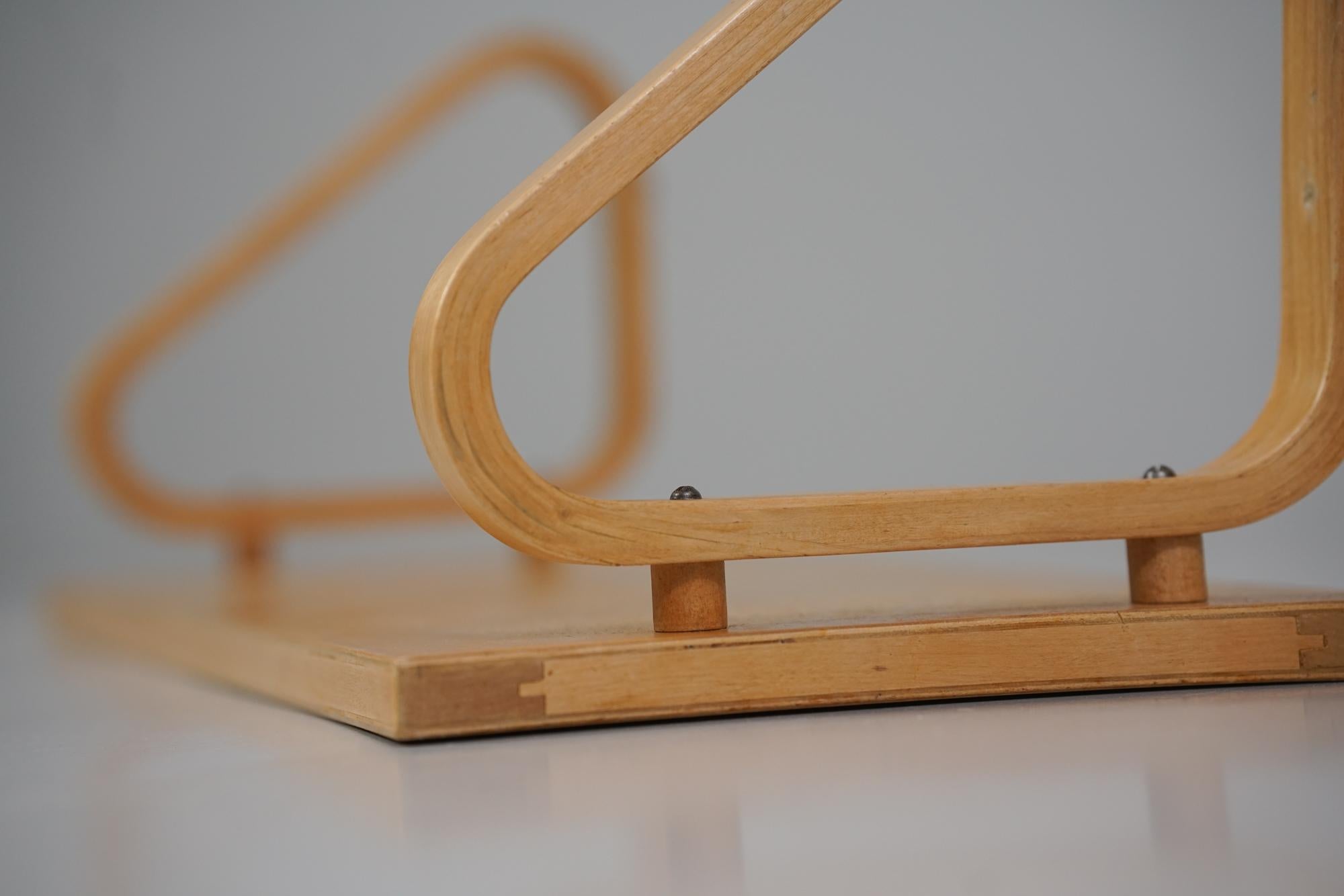 Finnish Rare Shelf, Alvar Aalto, Oy Huonekalu- ja Rakennustyötehdas Ab, 1950s For Sale