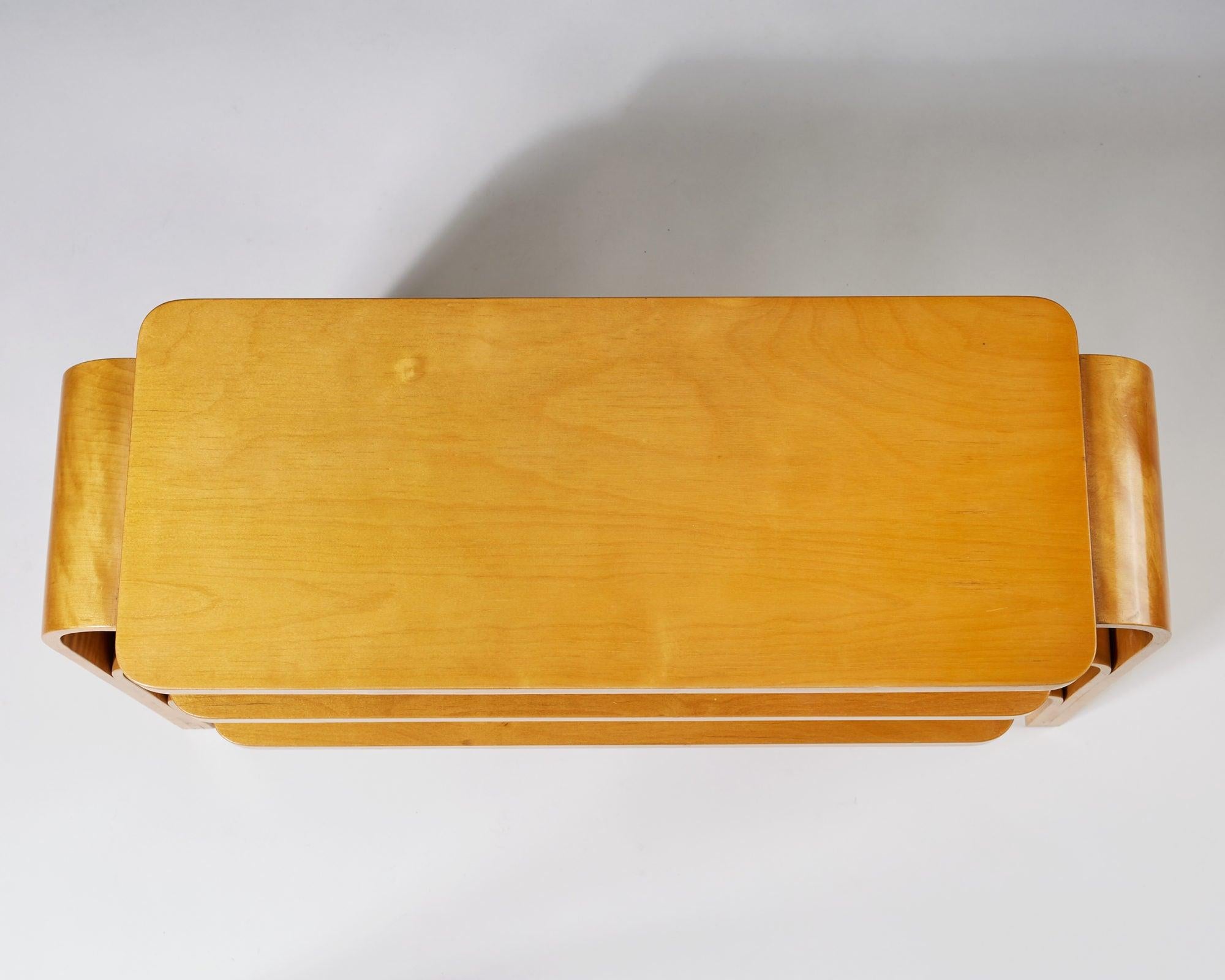 Rare Shelf Designed by Alvar Aalto for Hedemora, Sweden, 1933 In Good Condition In Stockholm, SE
