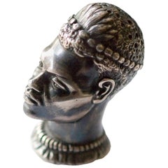 Rare Shiebler Antique Sterling Silver, Three Dimensional Head Sander