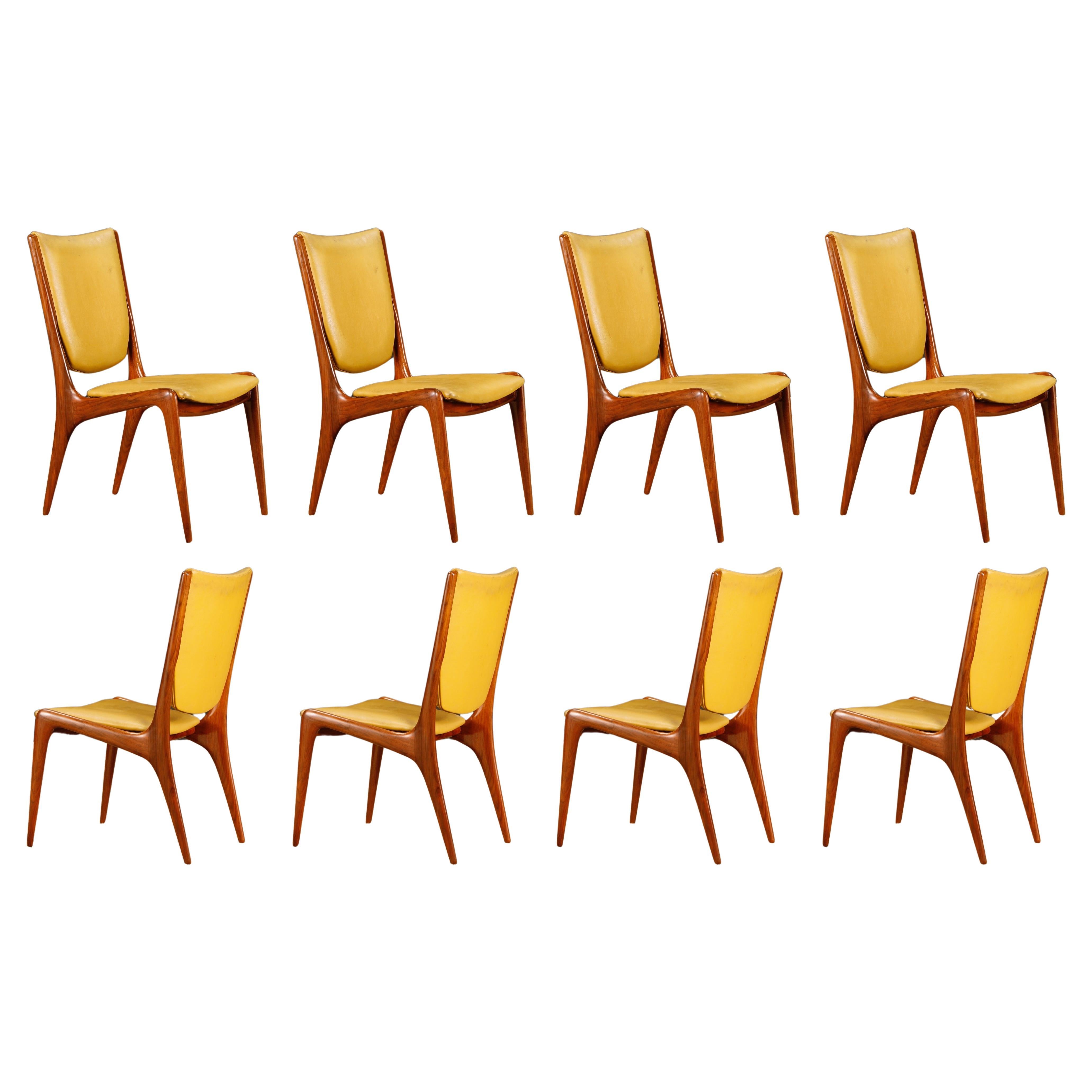 Rare Shield Back Chairs by Vladimir Kagan for Kagan-Dreyfuss, circa 1959, Signed en vente