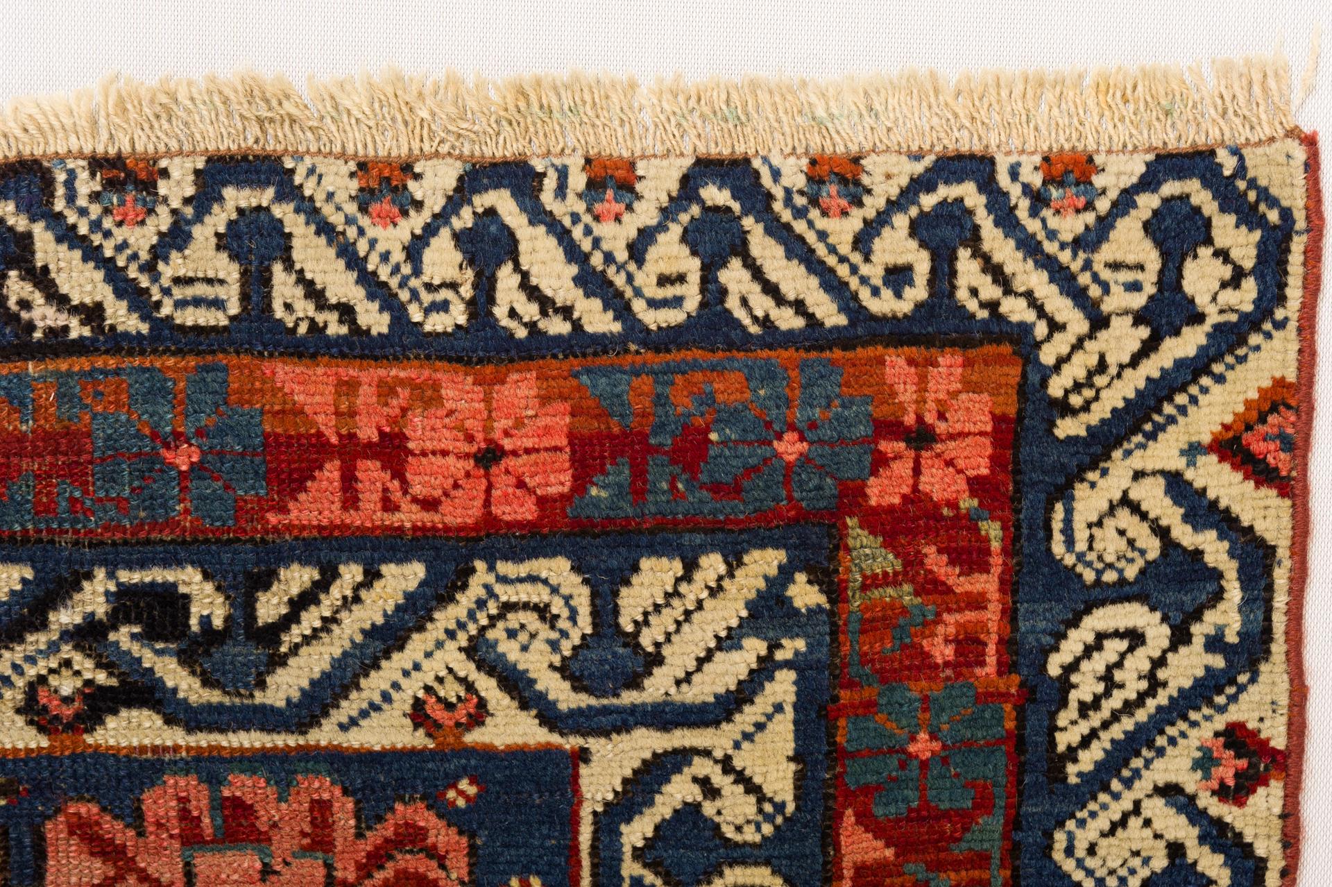 Hand-Knotted Rare SHIRVAN  Seichur Carpet for Collection For Sale