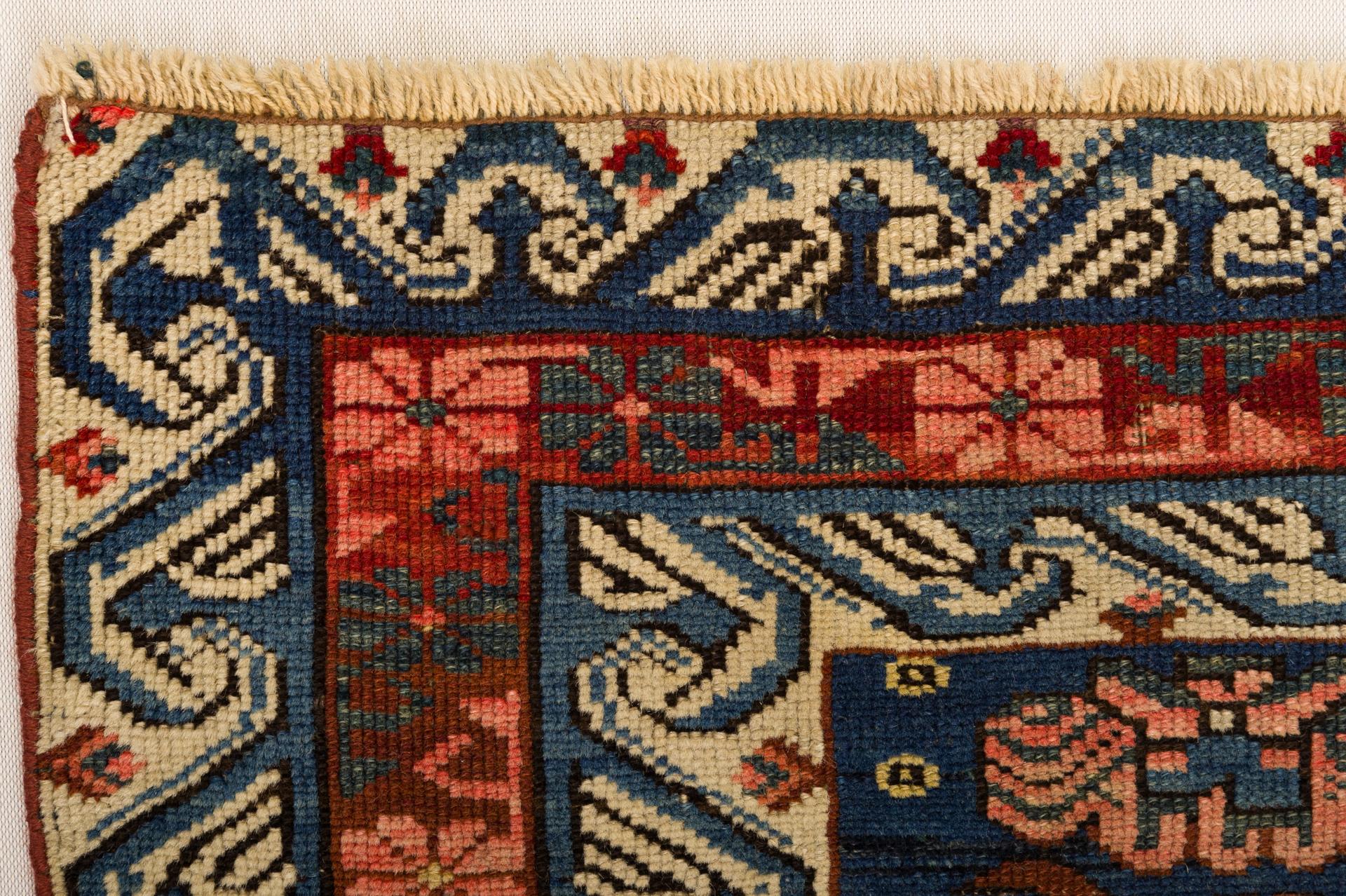 Seltener SHIRVAN  Seichur-Teppich für Kollektion im Zustand „Hervorragend“ im Angebot in Alessandria, Piemonte