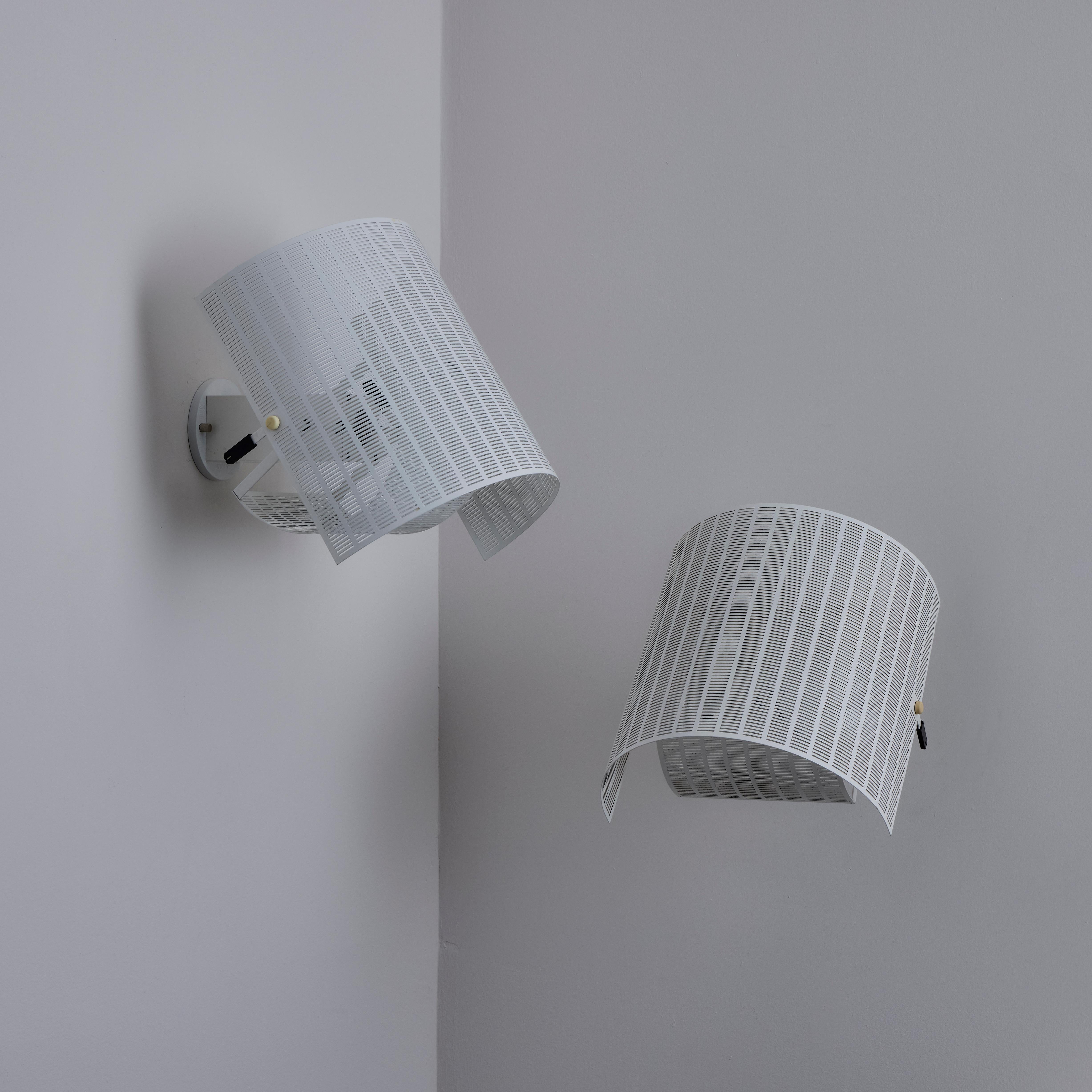 Enameled Rare 'Shogun' Sconces by Mario Botta for Artemide For Sale