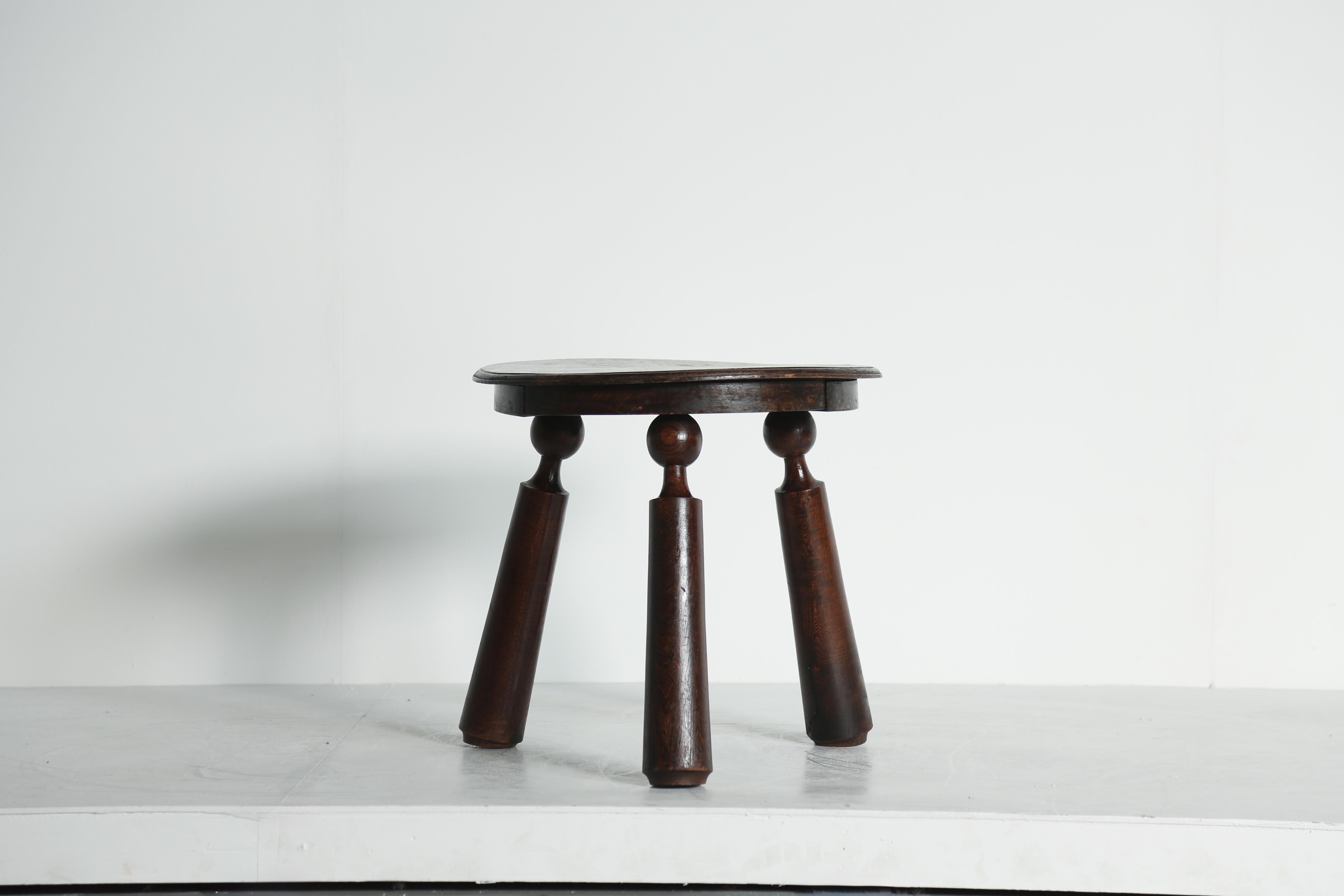 Rare Side Table attributed to Charles Dudouyt, France, 1940s In Good Condition For Sale In Lewes, East Sussex