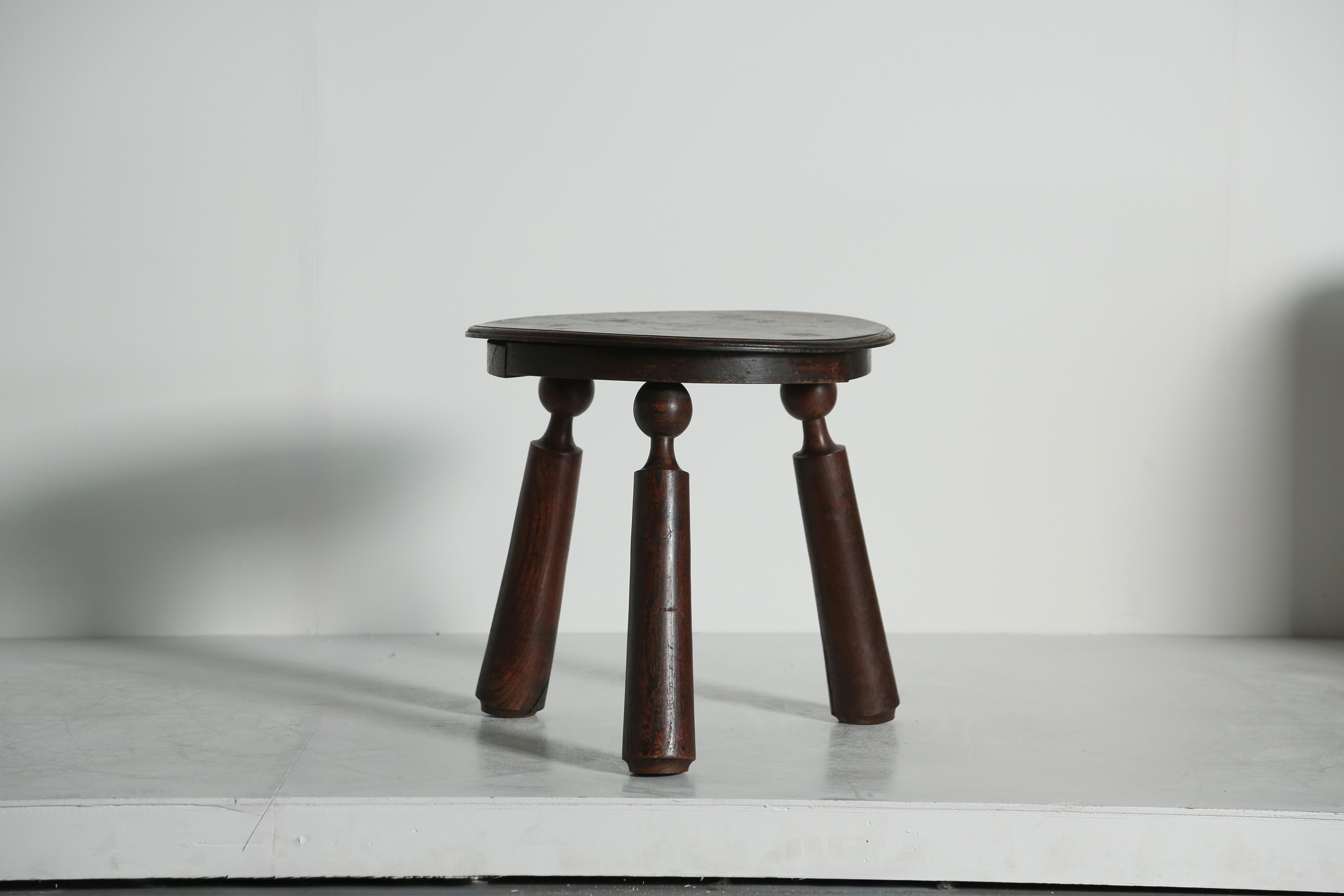 20th Century Rare Side Table attributed to Charles Dudouyt, France, 1940s For Sale