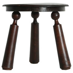 Rare Side Table attributed to Charles Dudouyt, France, 1940s