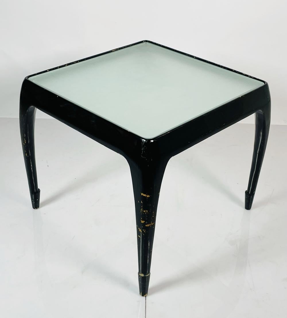 Mid-Century Modern Rare Side Table by Johan Tapp, Signed