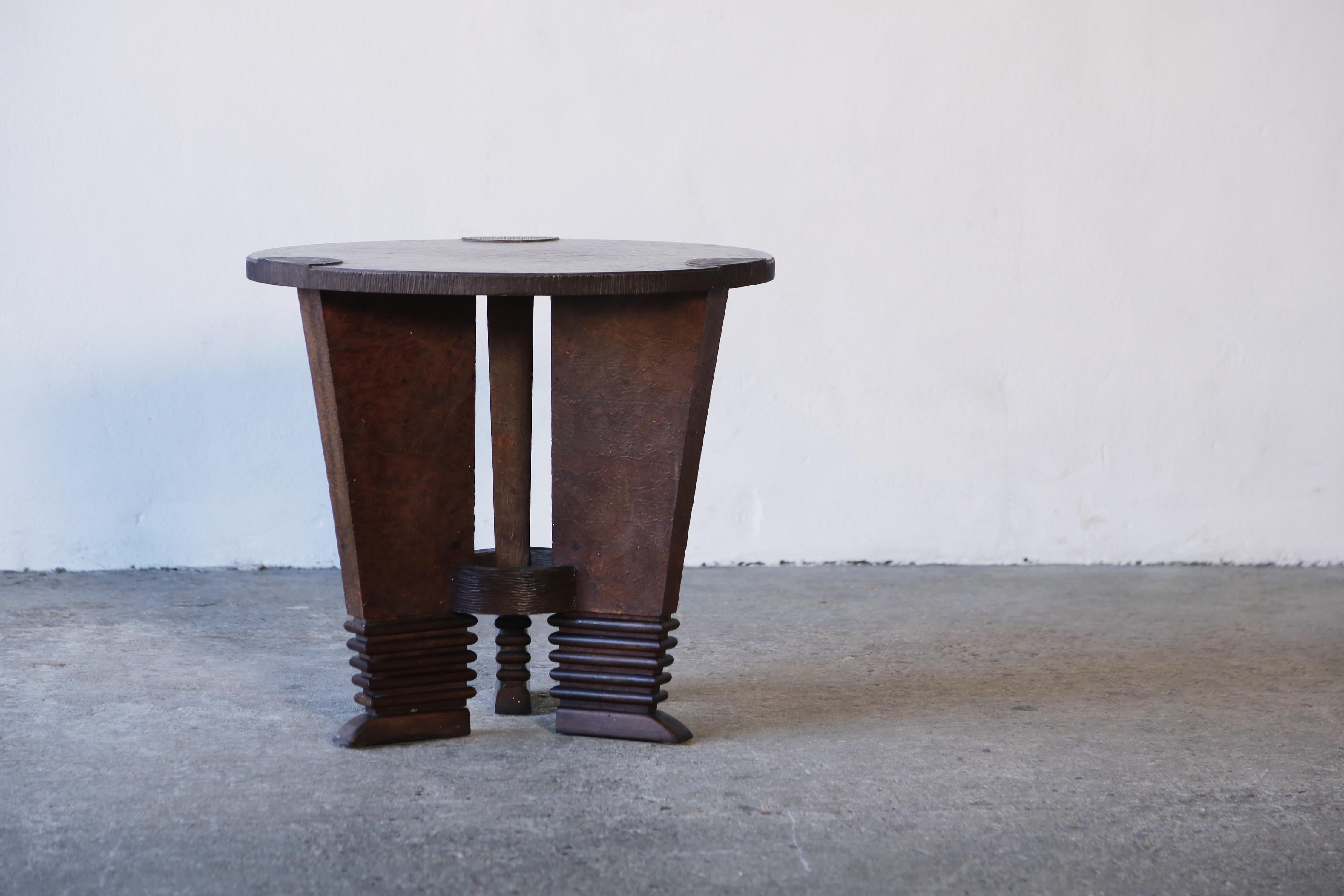 Italian Rare Side Table by Pier Luigi Colli, Italy, 1940s For Sale